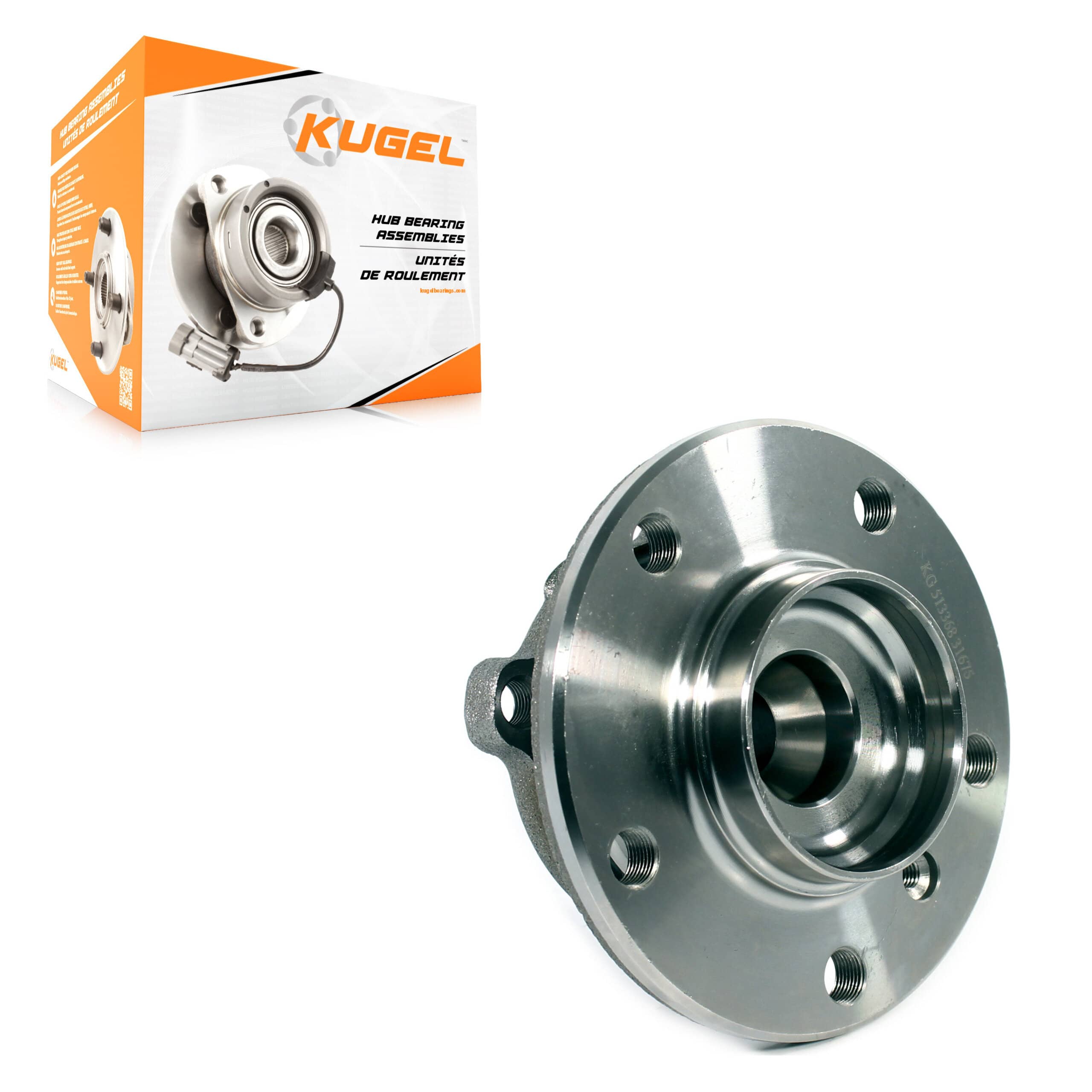 Kugel - 70-513368 - Front Wheel Bearing and Hub Assembly