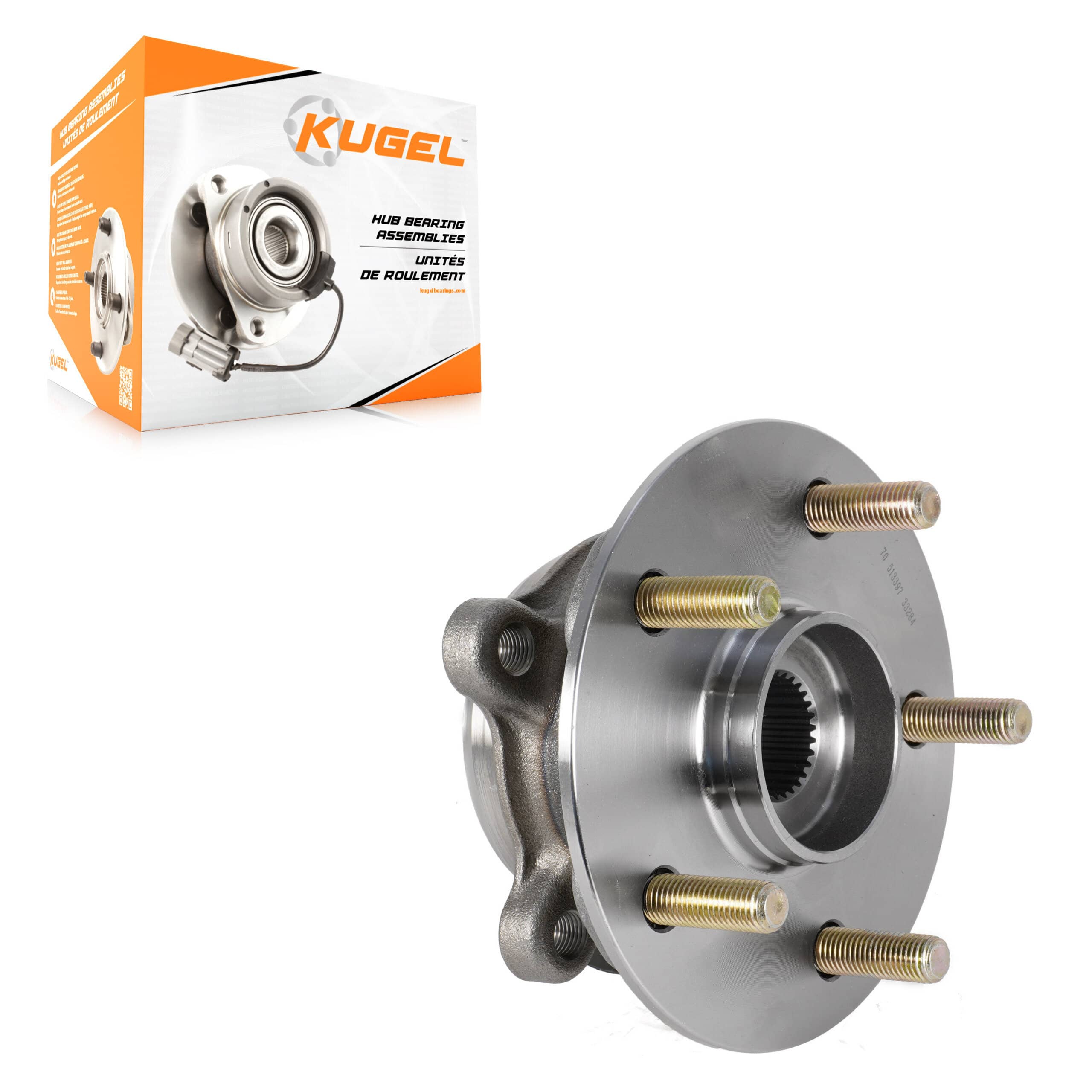 Kugel - 70-513397 - Front Wheel Bearing and Hub Assembly
