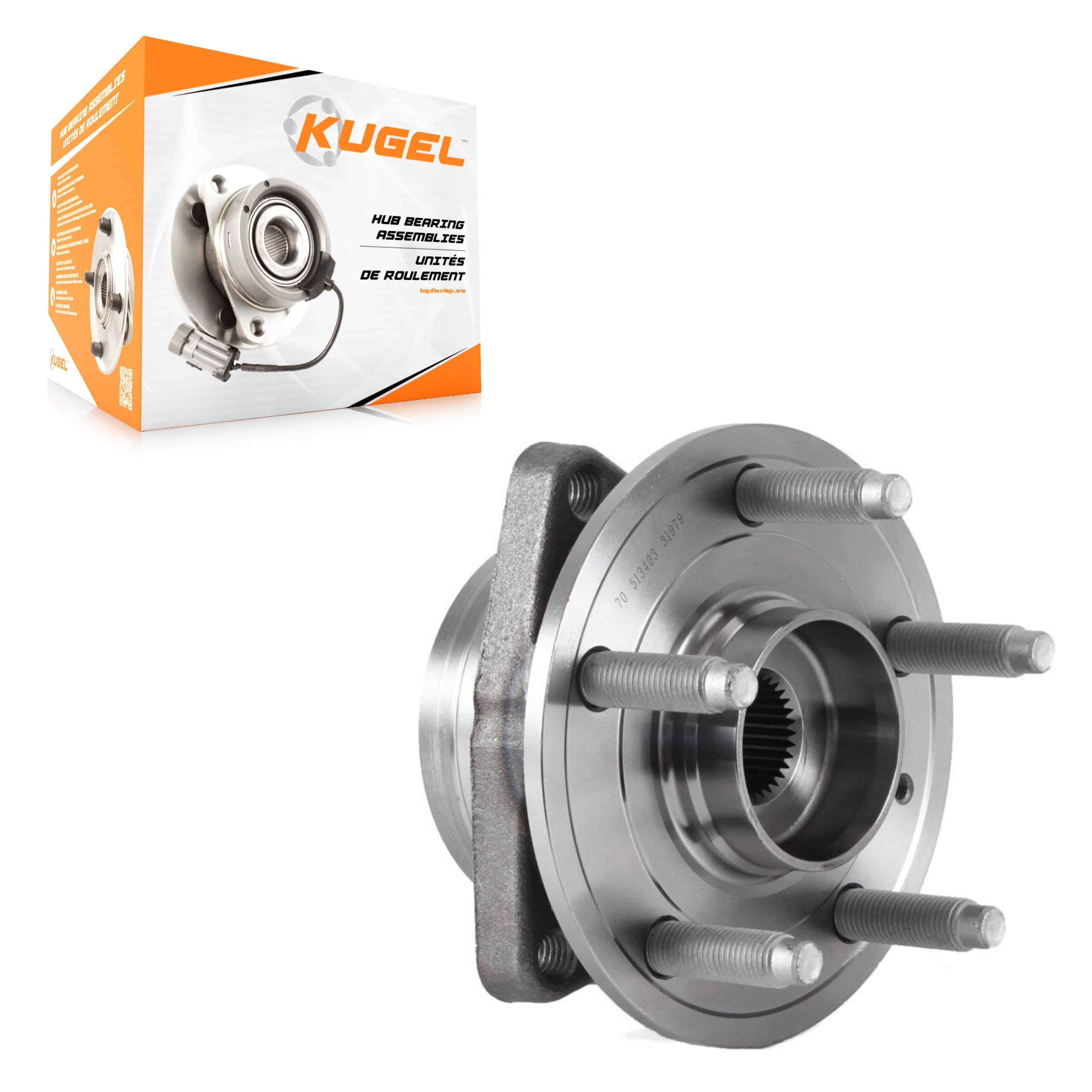 Kugel - 70-513403 - Front Wheel Bearing and Hub Assembly
