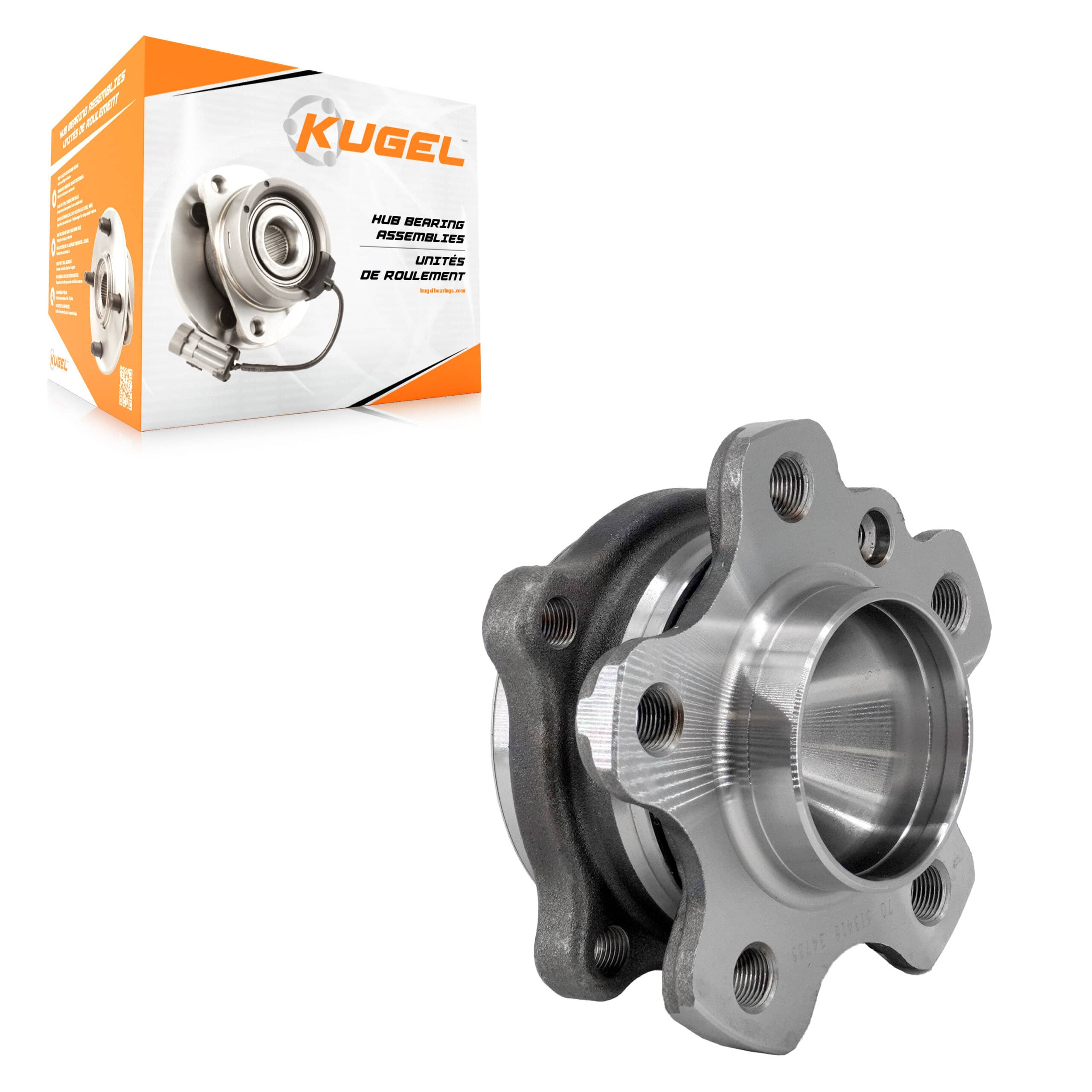 Kugel - 70-513406 - Front Wheel Bearing and Hub Assembly