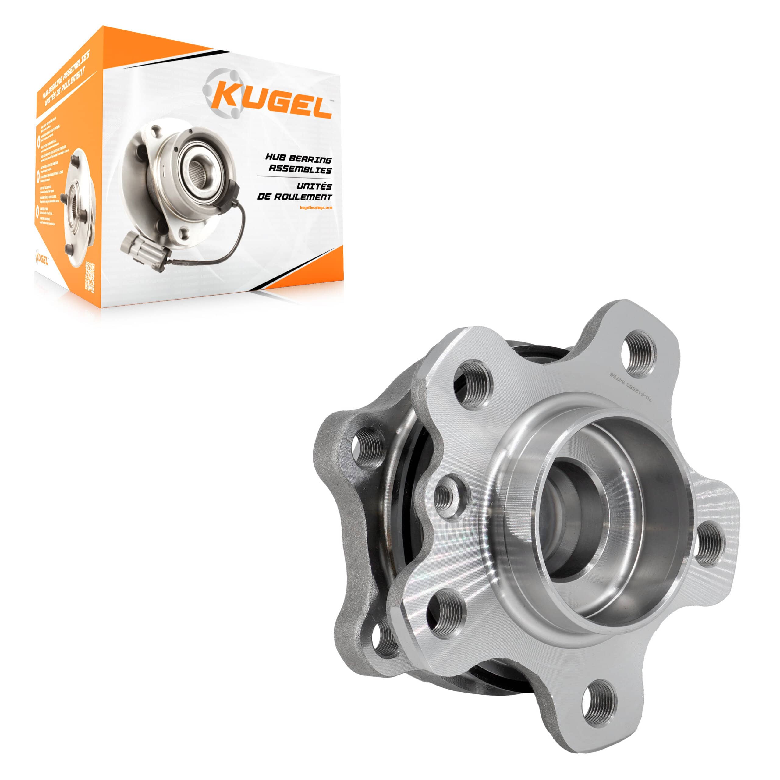 Kugel - 70-513416 - Rear Wheel Bearing and Hub Assembly