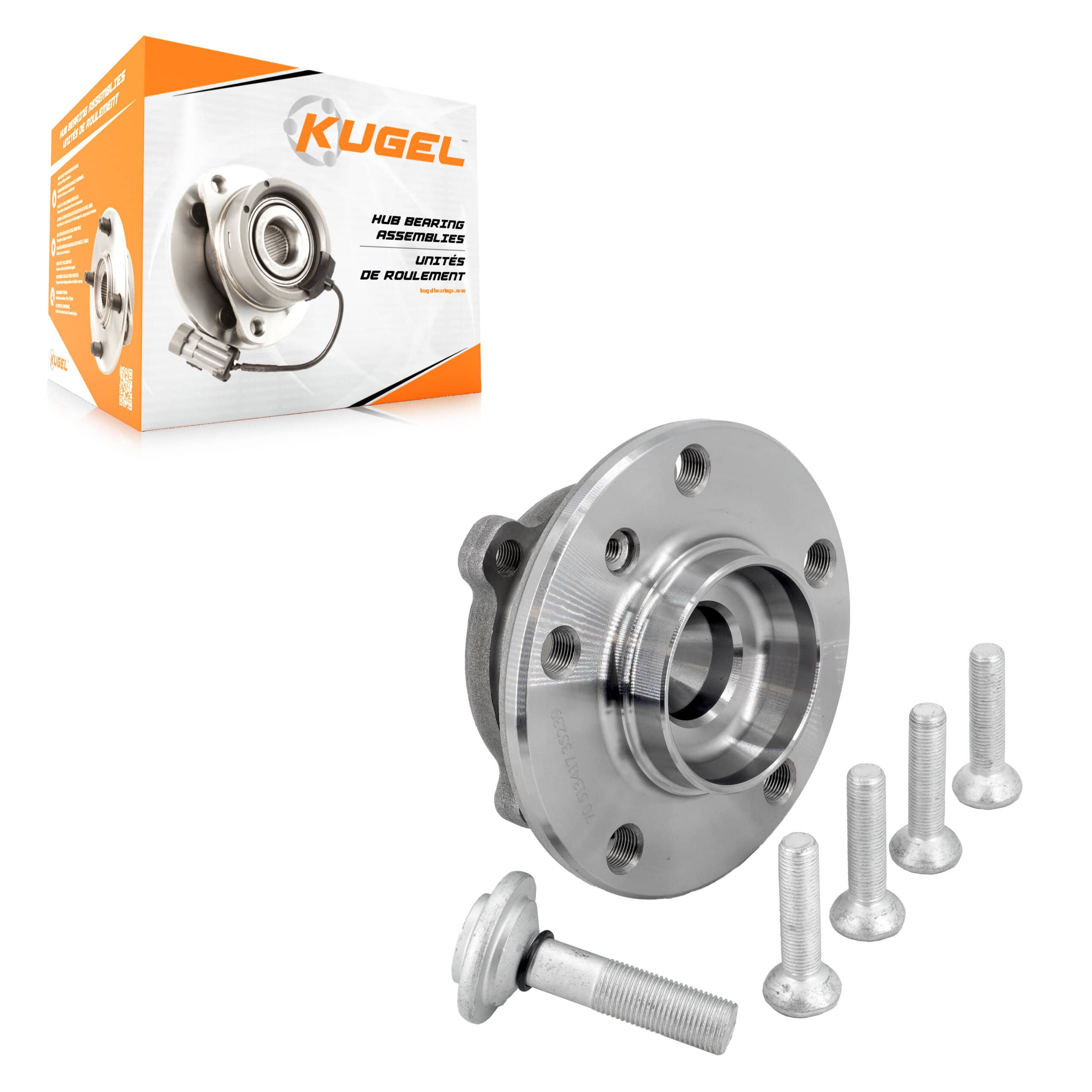 Kugel - 70-513417 - Front Wheel Bearing and Hub Assembly