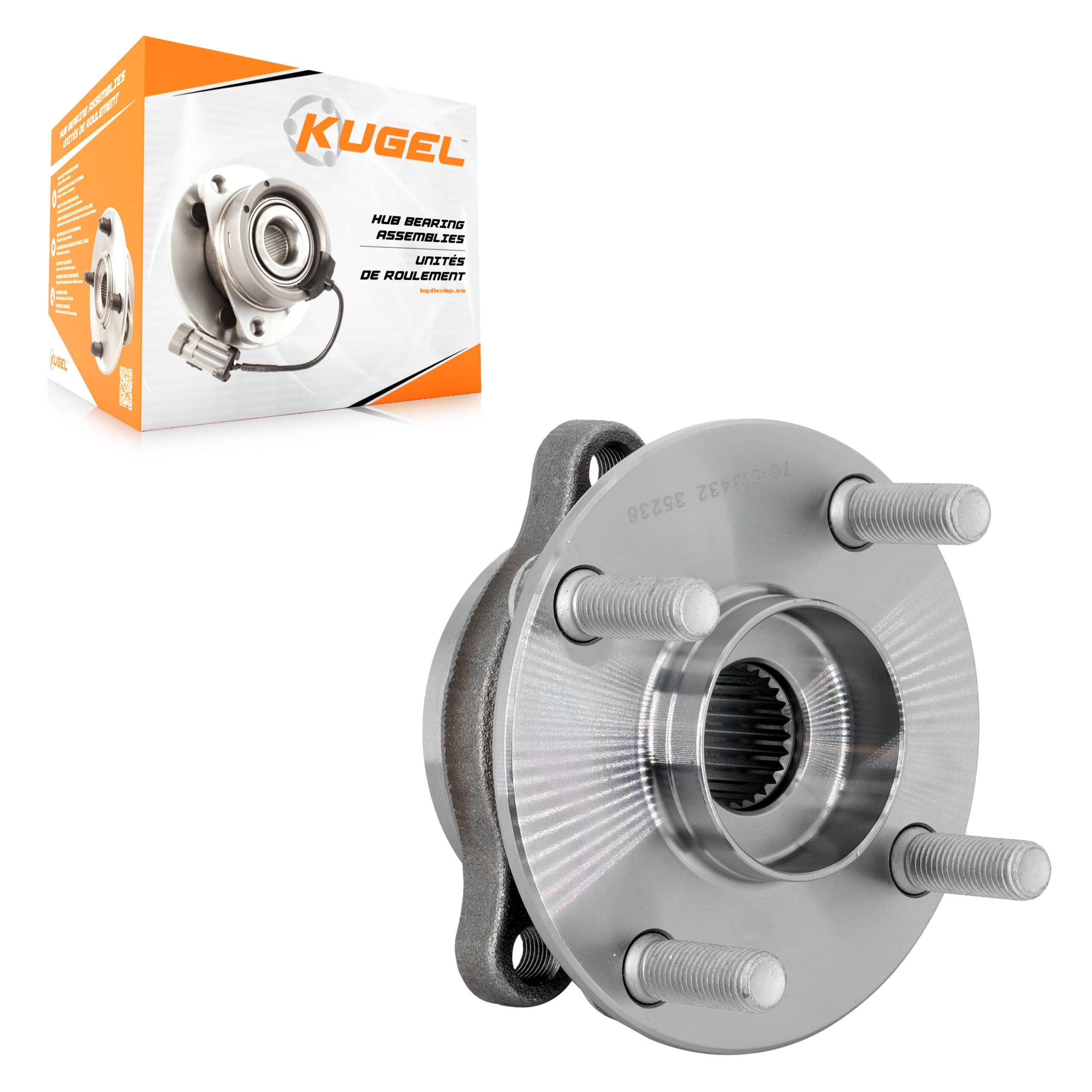 Kugel - 70-513432 - Front Wheel Bearing and Hub Assembly