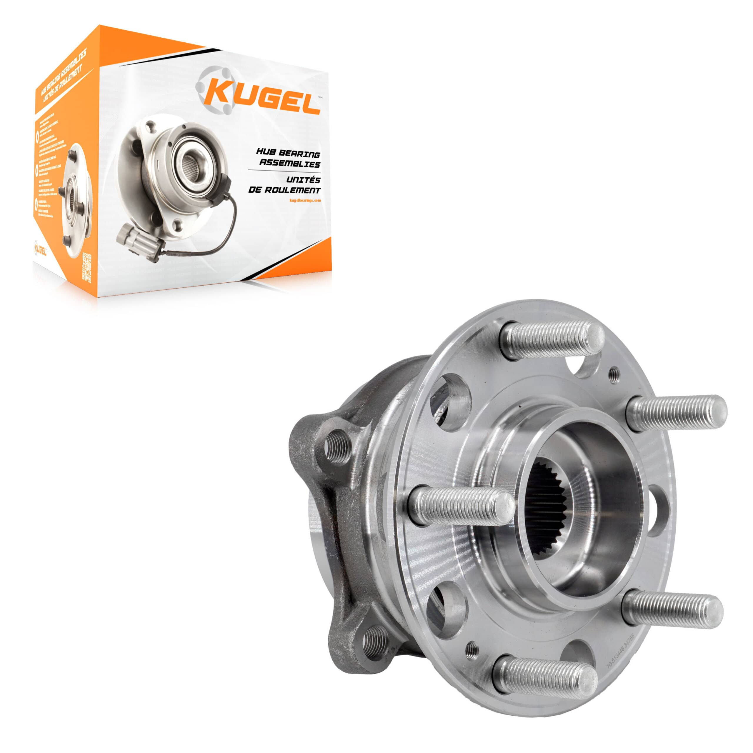 Kugel - 70-513446 - Front Wheel Bearing and Hub Assembly