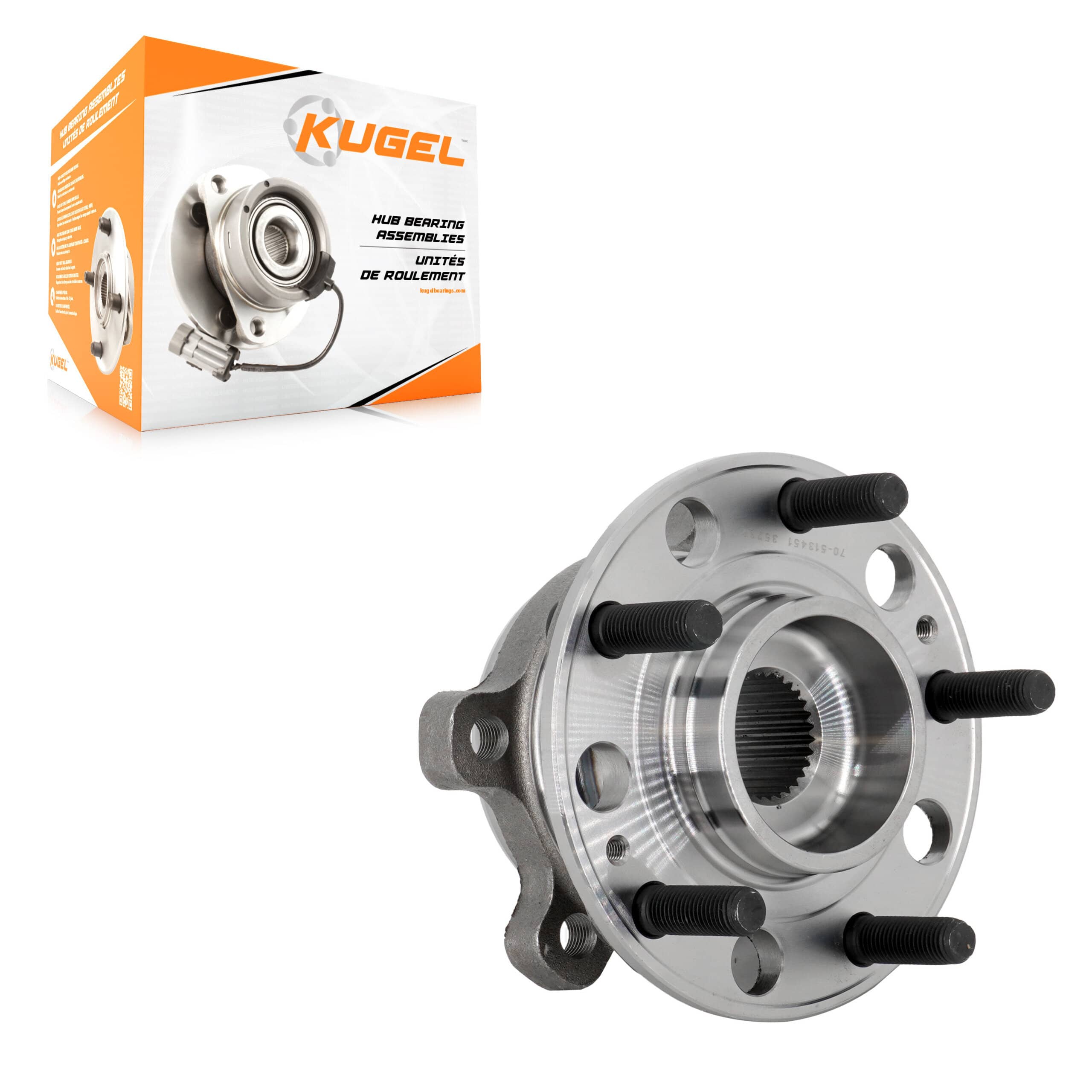 Kugel - 70-513451 - Front Wheel Bearing and Hub Assembly