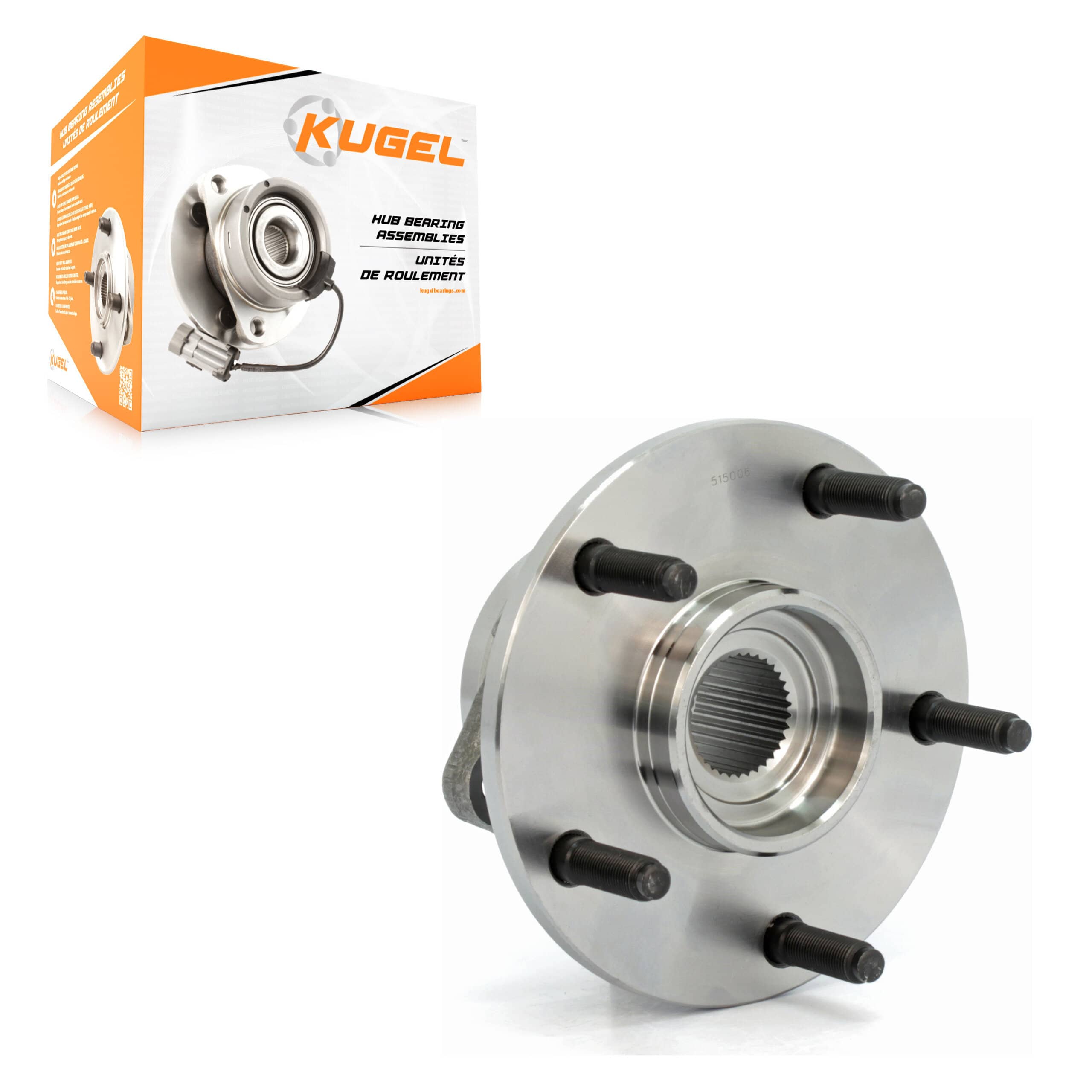 Kugel - 70-515006 - Front Wheel Bearing and Hub Assembly