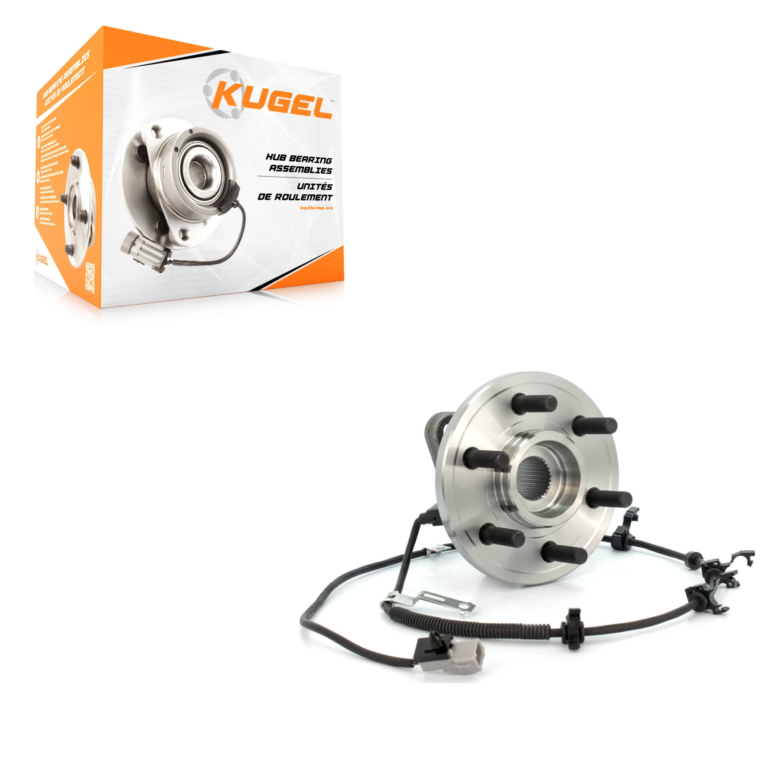 Kugel - 70-515008 - Front Left Wheel Bearing and Hub Assembly