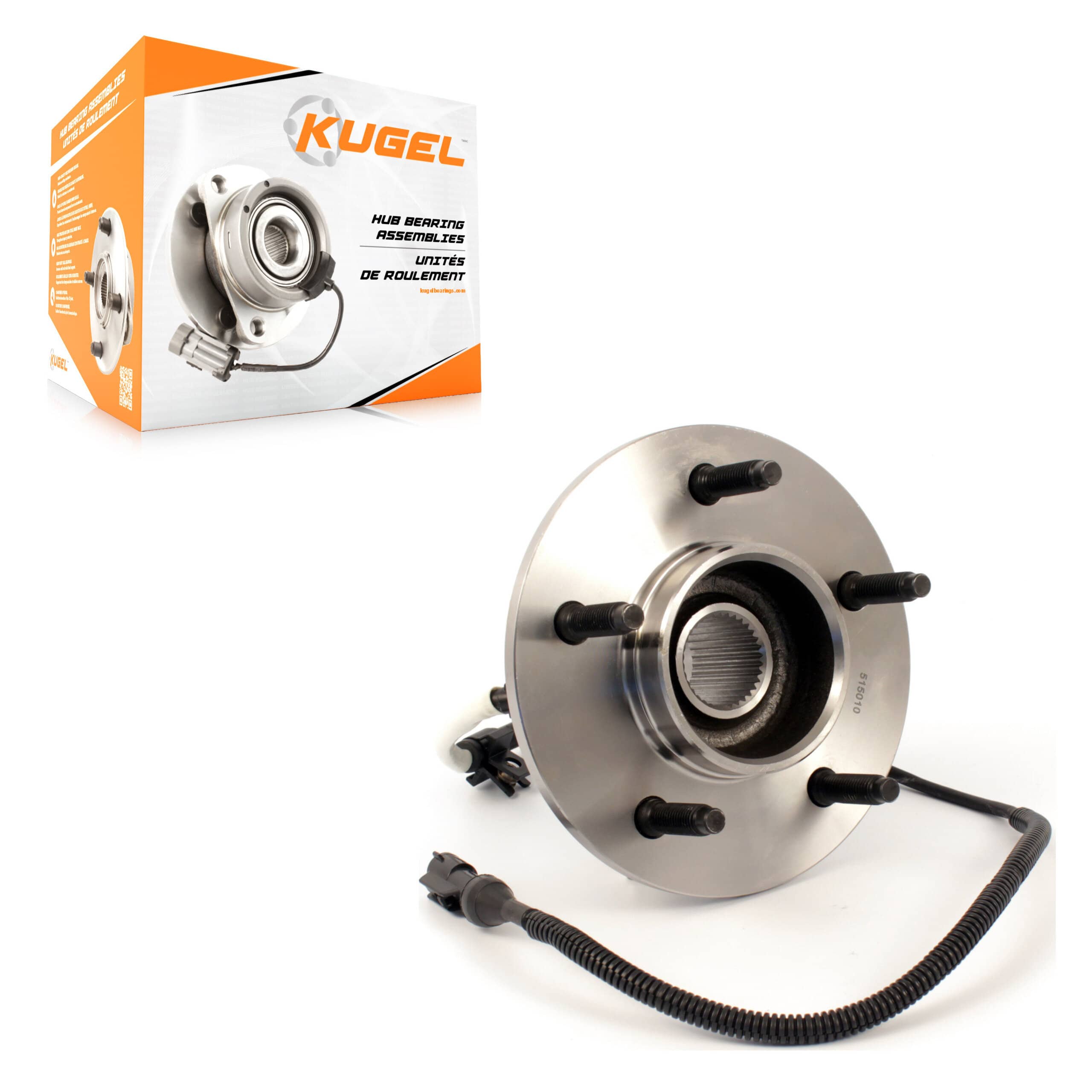 Kugel - 70-515010 - Front Wheel Bearing and Hub Assembly