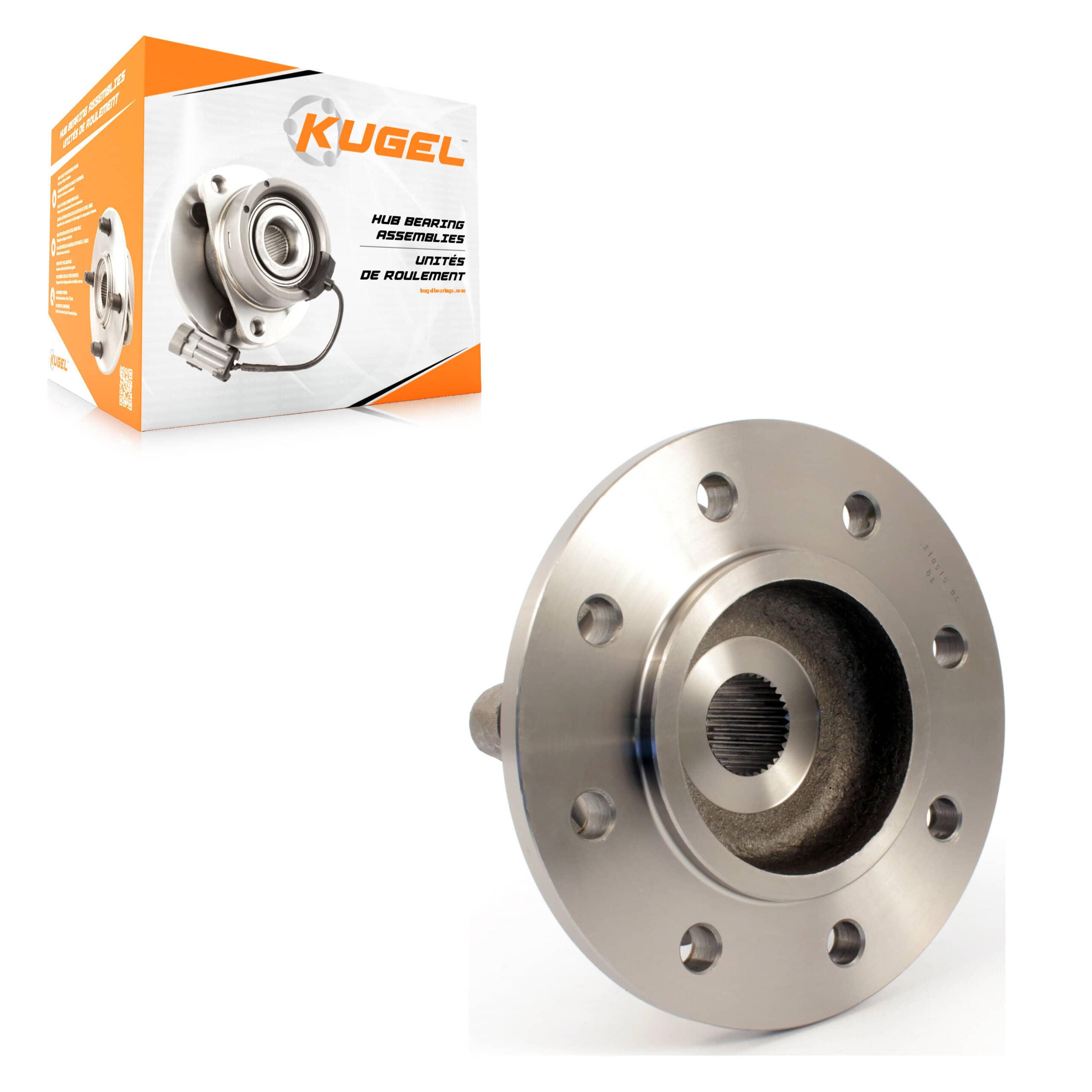 Kugel - 70-515012 - Front Wheel Bearing and Hub Assembly