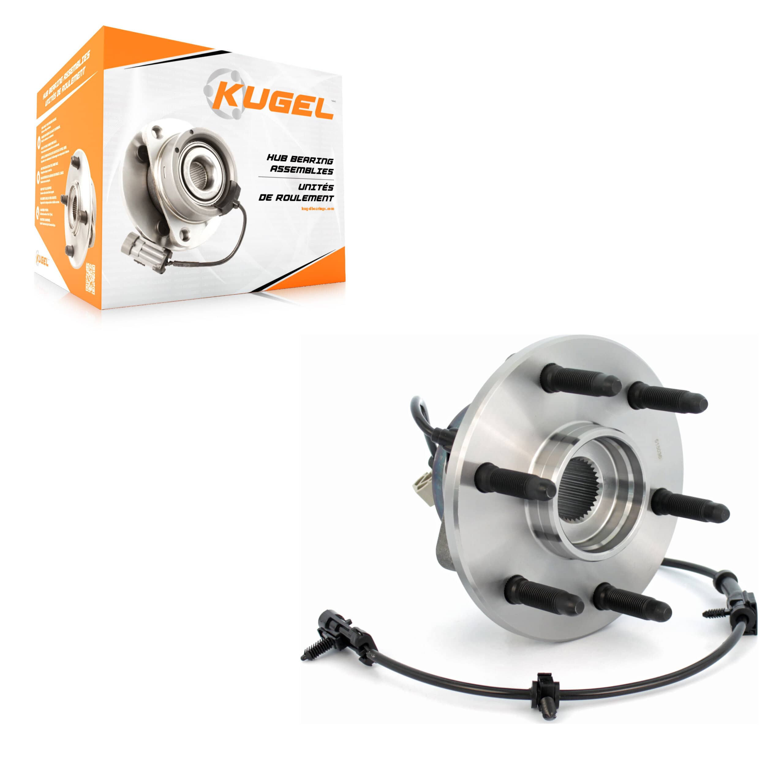 Kugel - 70-515036 - Front Wheel Bearing and Hub Assembly