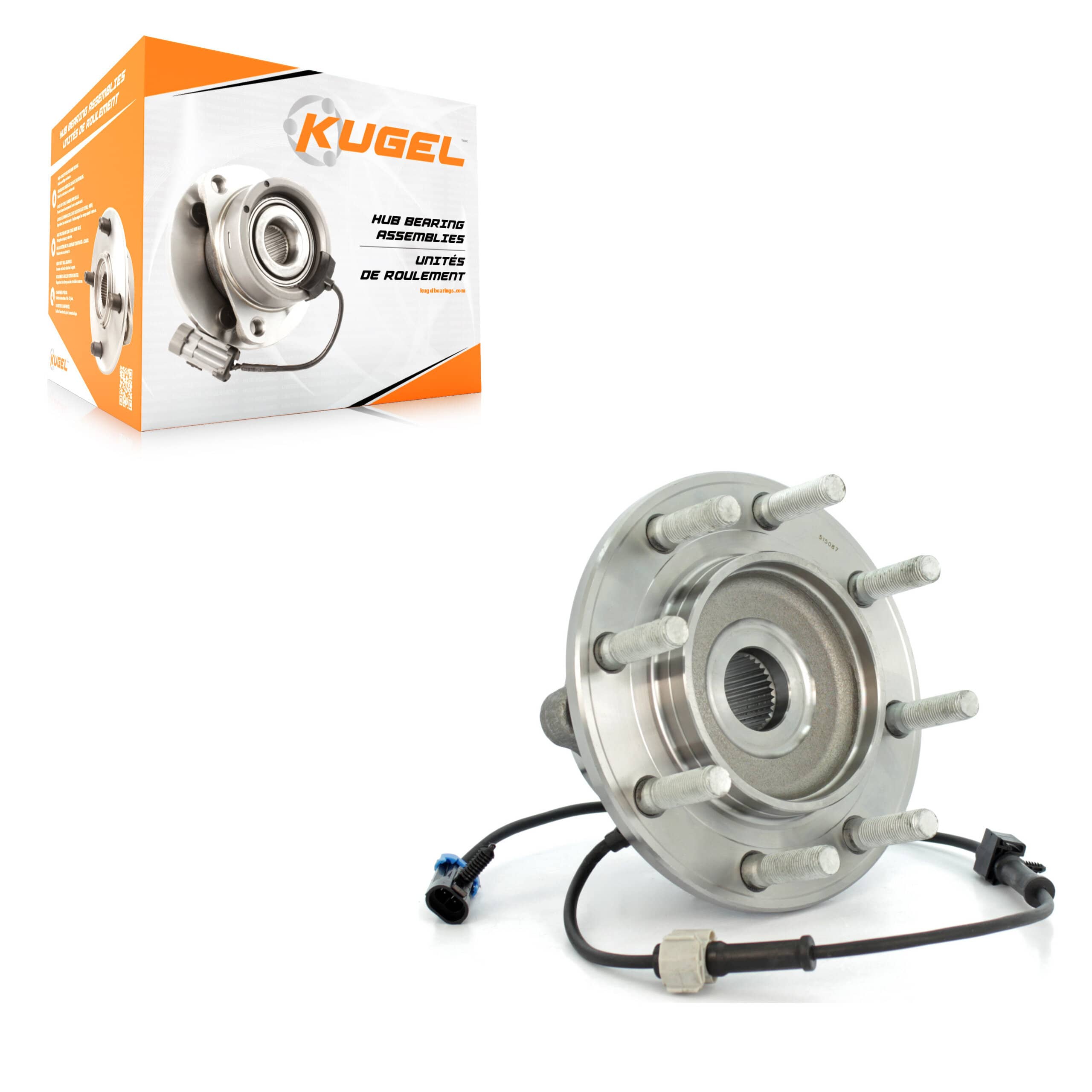 Kugel - 70-515087 - Front Wheel Bearing and Hub Assembly