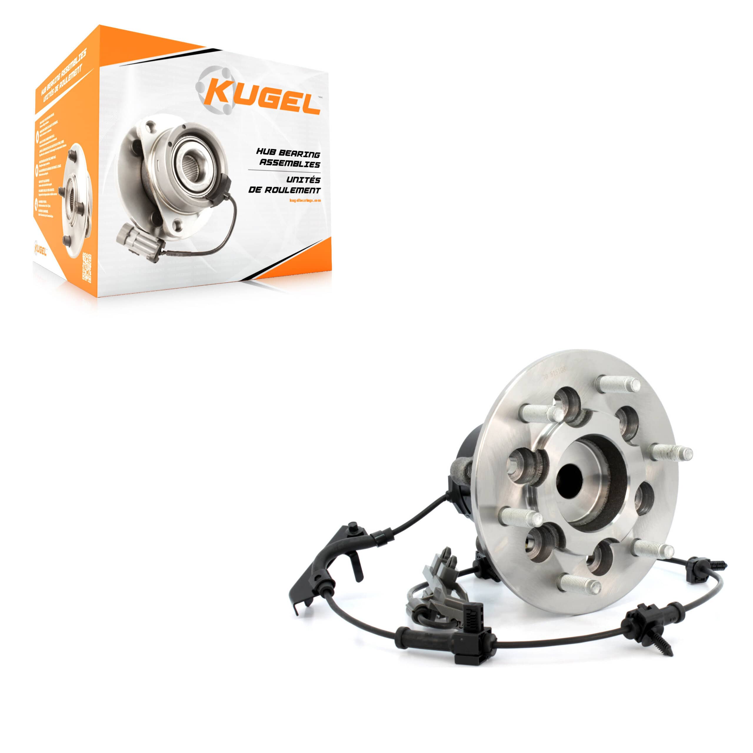 Kugel - 70-515108 - Front Left Wheel Bearing and Hub Assembly