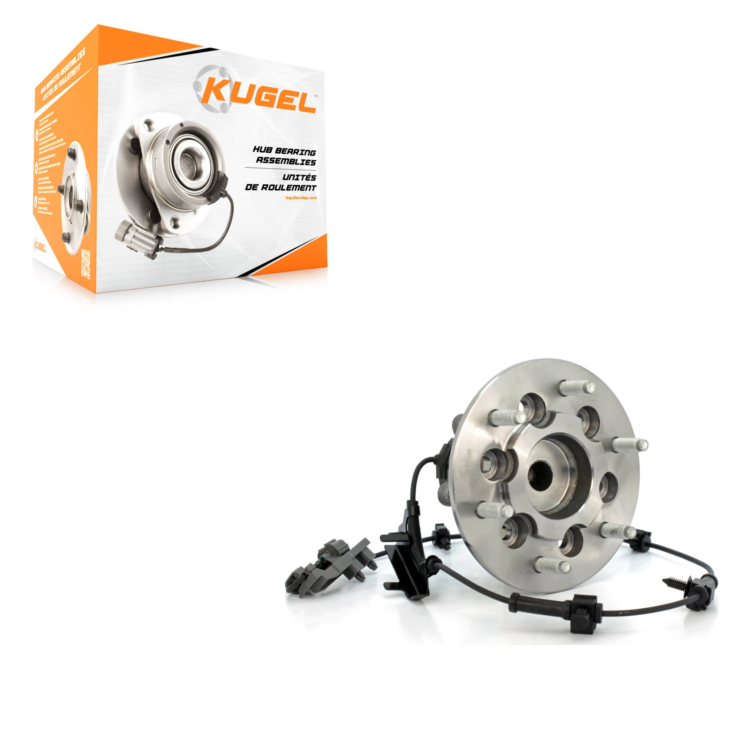 Kugel - 70-515109 - Front Right Wheel Bearing and Hub Assembly