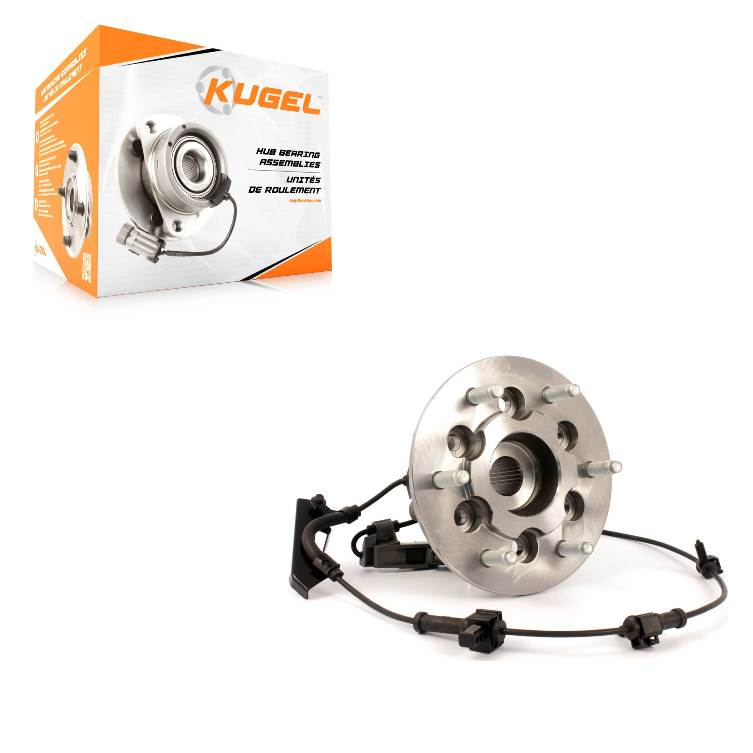Kugel - 70-515110 - Front Left Wheel Bearing and Hub Assembly