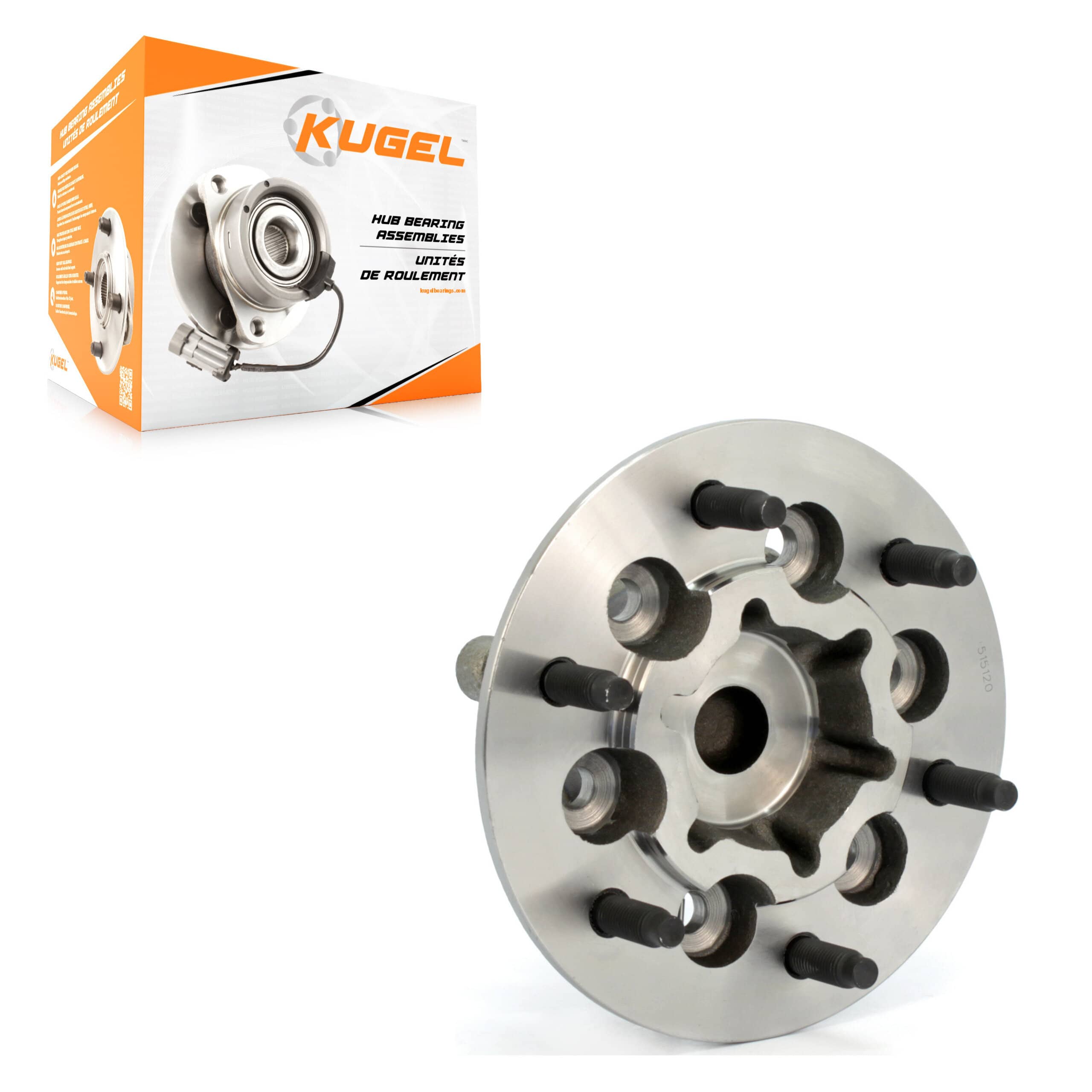 Kugel - 70-515120 - Front Wheel Bearing and Hub Assembly
