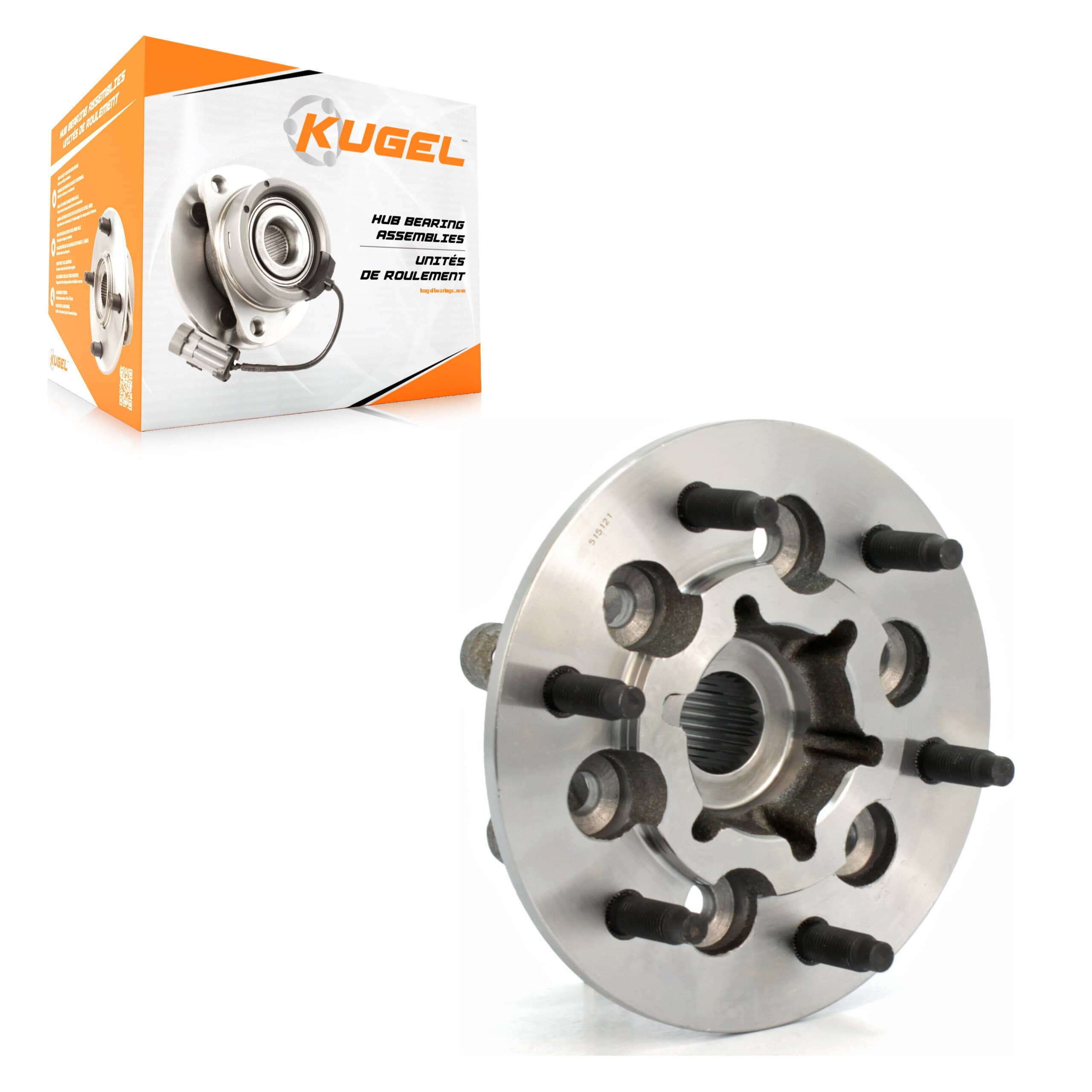 Kugel - 70-515121 - Front Wheel Bearing and Hub Assembly