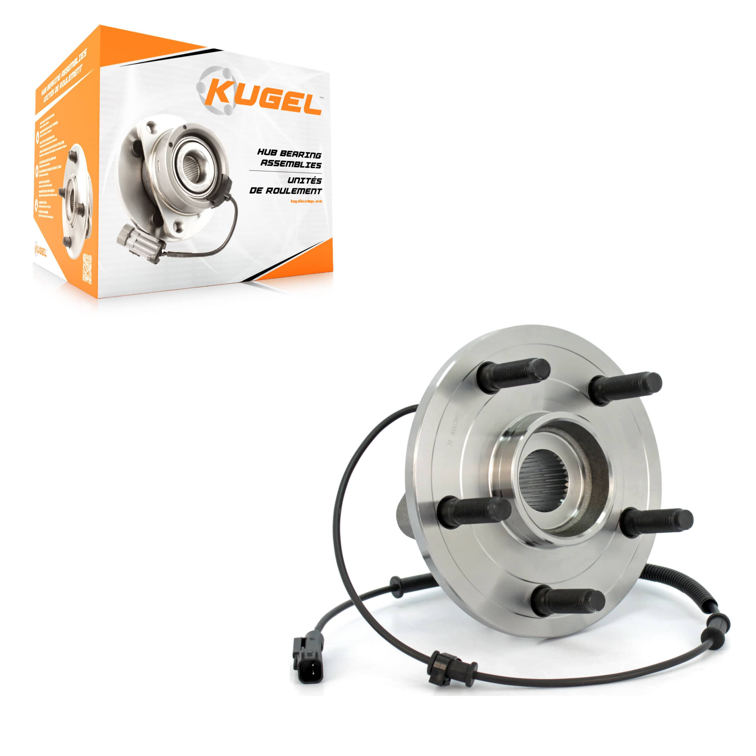 Kugel - 70-515126 - Front Wheel Bearing and Hub Assembly