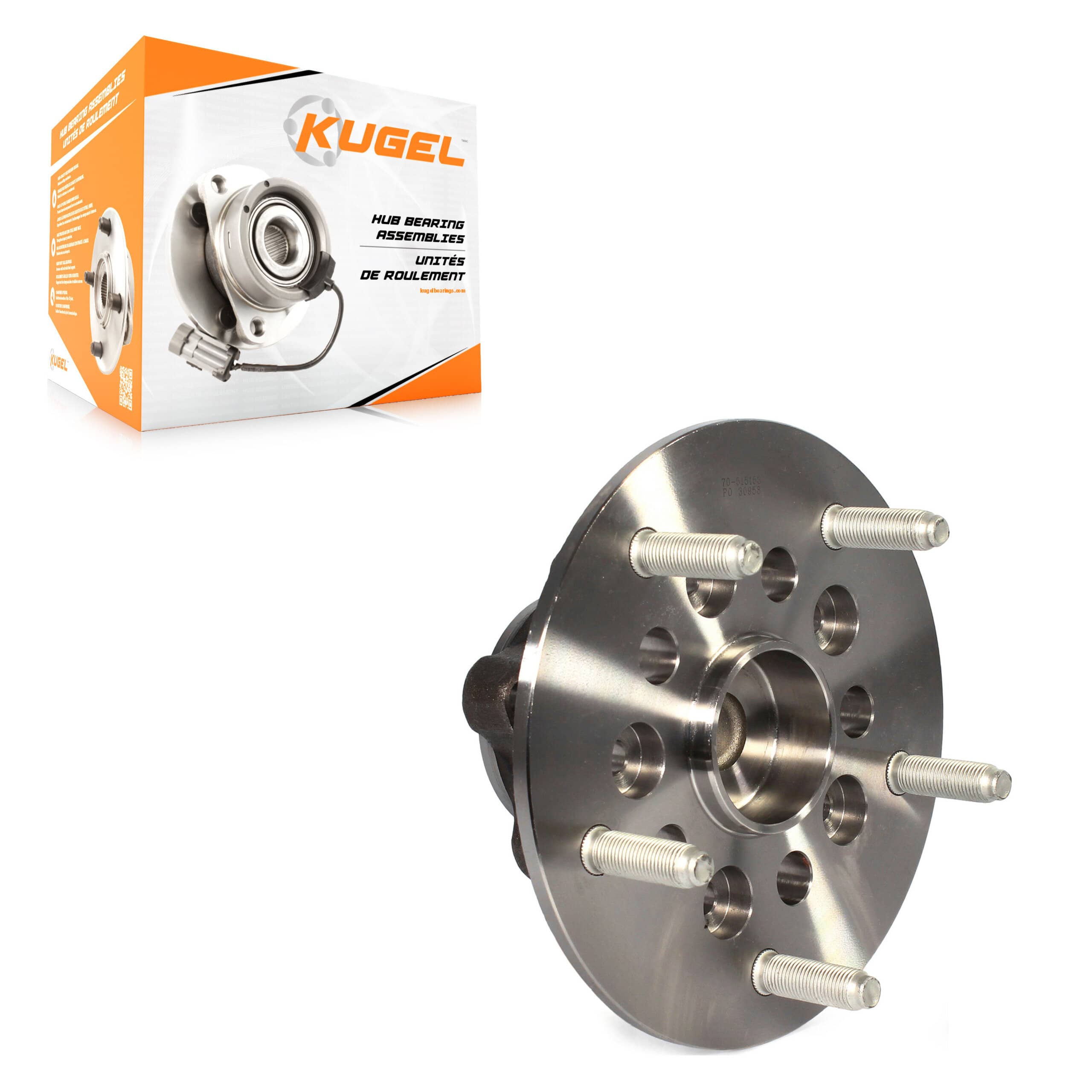 Kugel - 70-515153 - Front Wheel Bearing and Hub Assembly