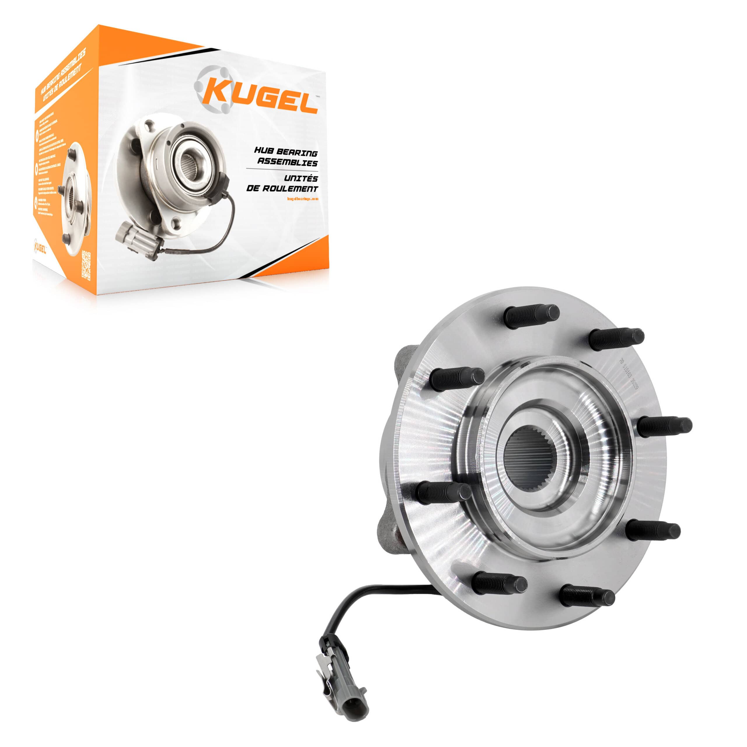 Kugel - 70-515163 - Front Wheel Bearing and Hub Assembly