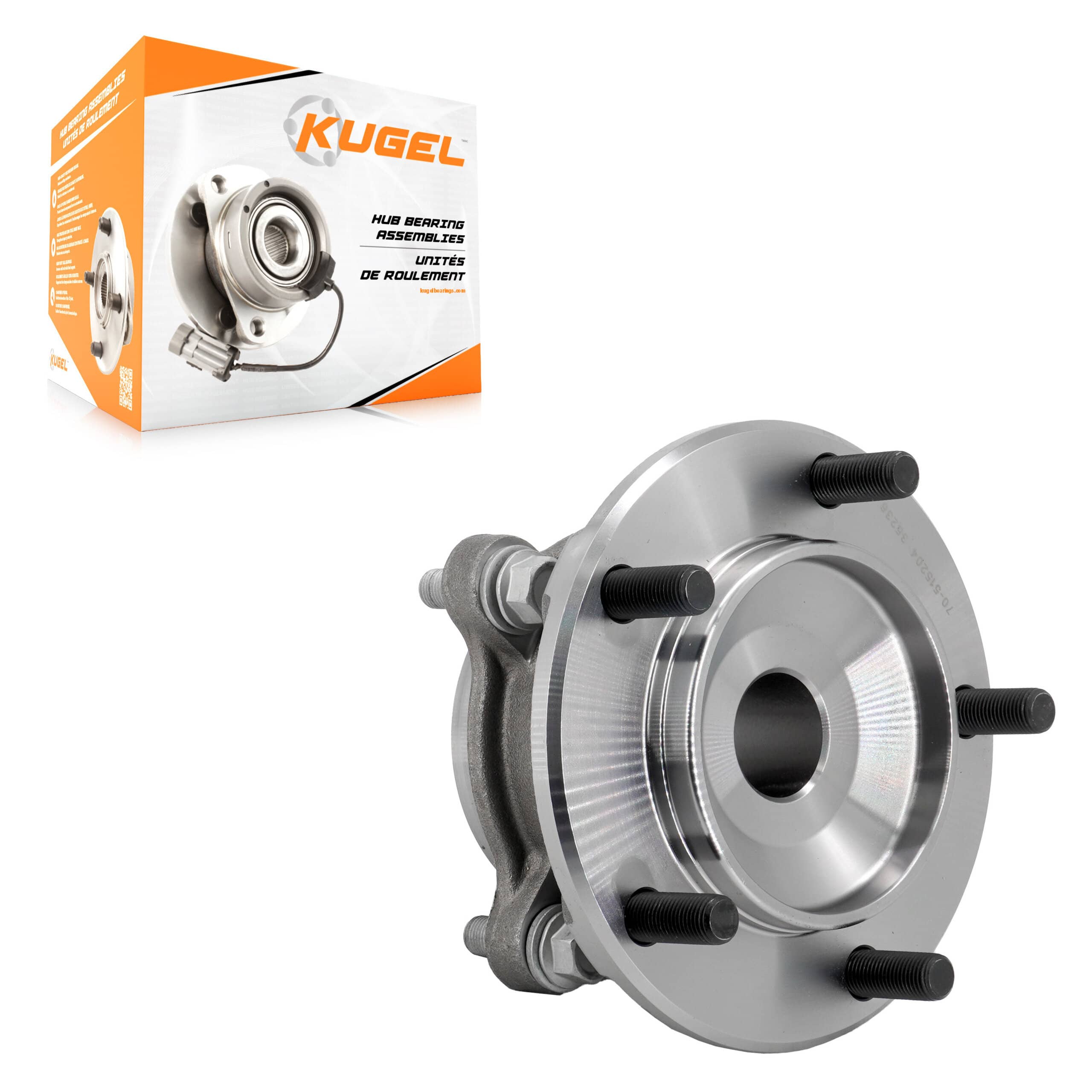 Kugel - 70-515204 - Front Wheel Bearing and Hub Assembly