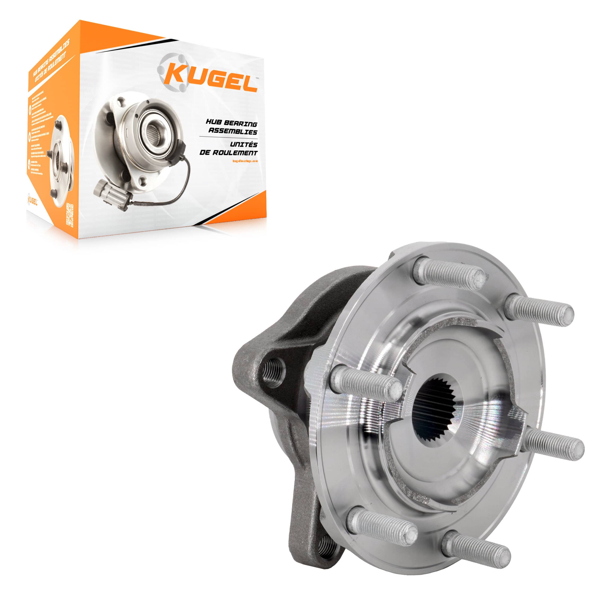 Kugel - 70-515207 - Front Wheel Bearing and Hub Assembly