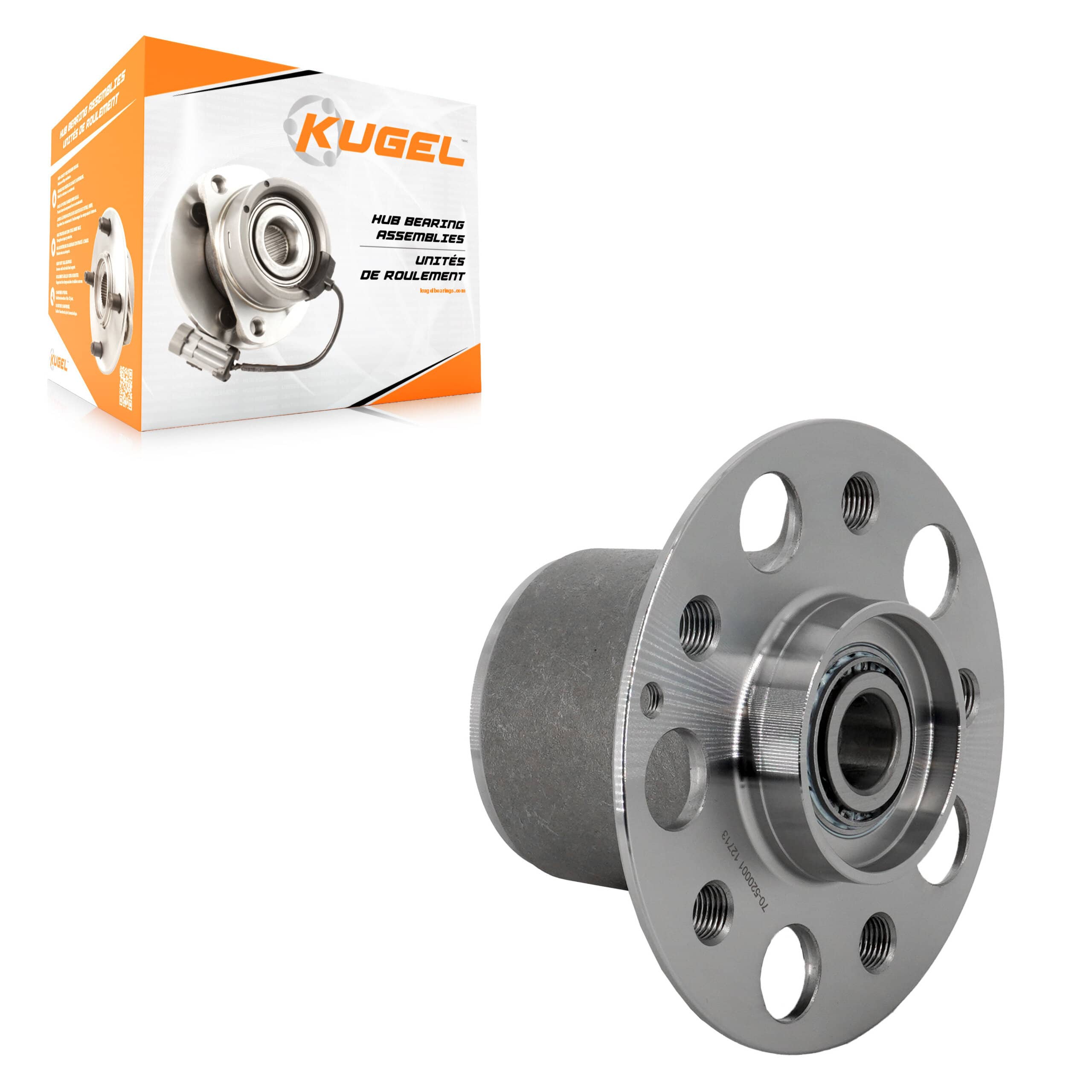 Kugel - 70-520001 - Front Wheel Bearing and Hub Assembly