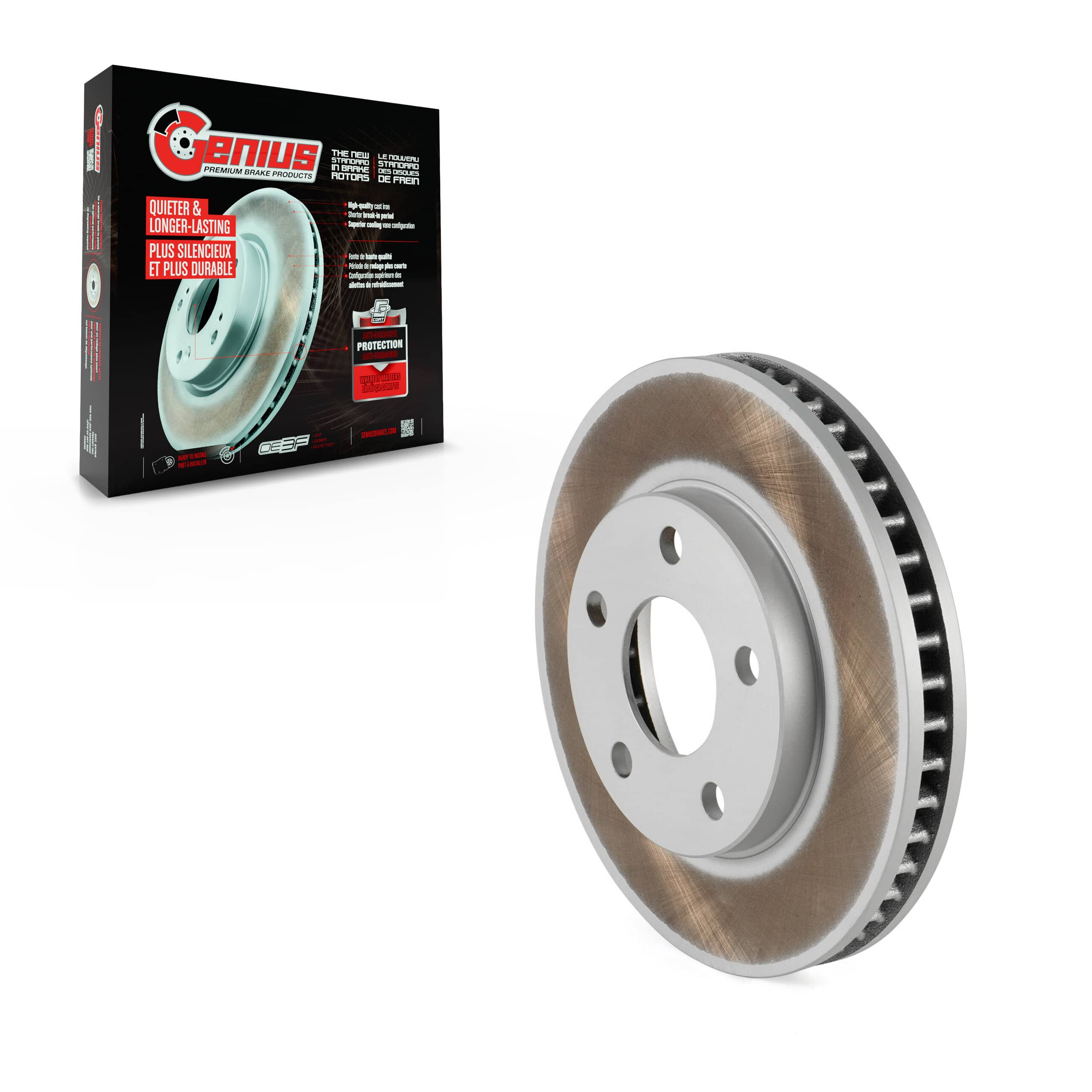 Genius - GCR-56631 - Front Disc Brake Rotor