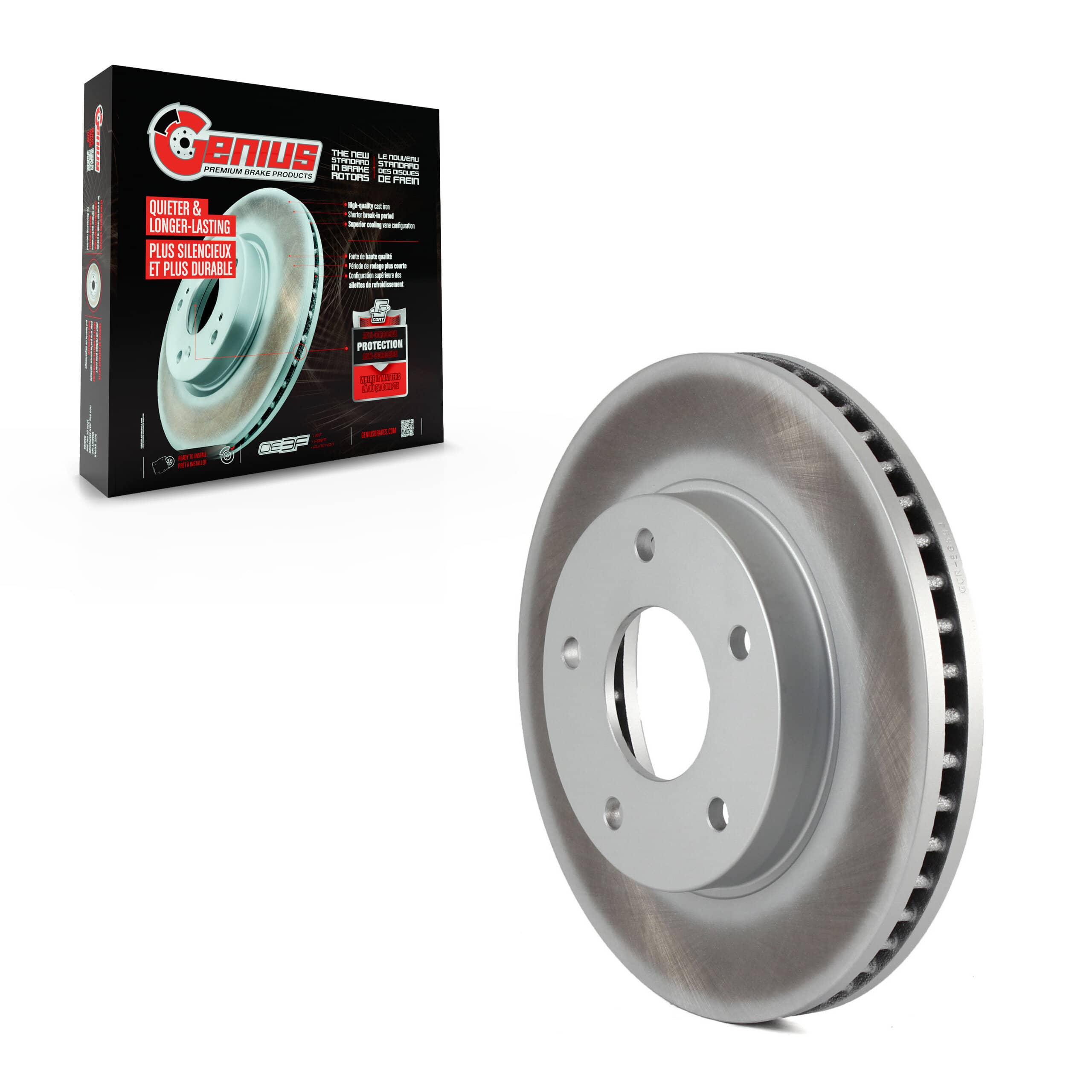 Genius - GCR-56694 - Front Disc Brake Rotor