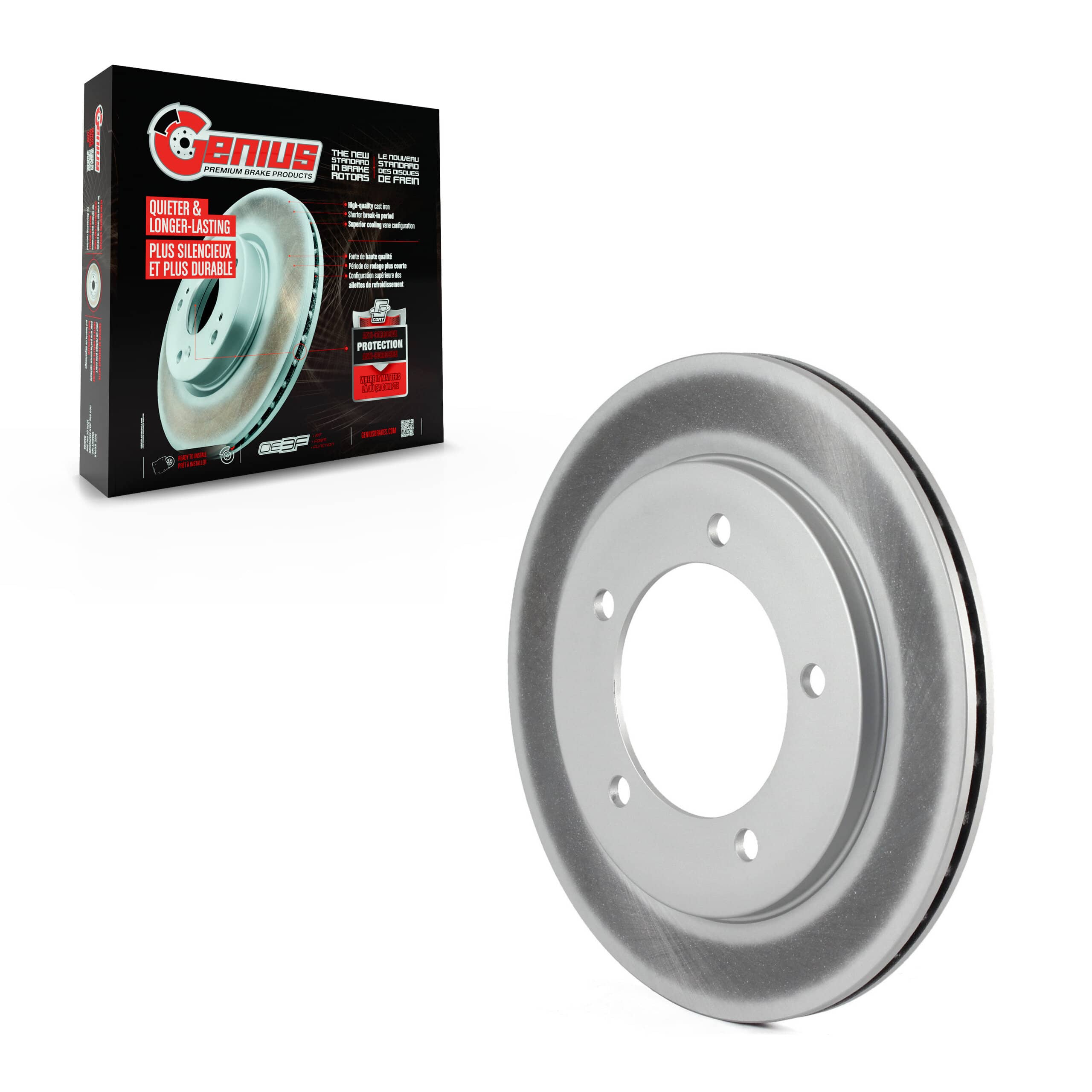 Genius - GCR-56927 - Front Disc Brake Rotor