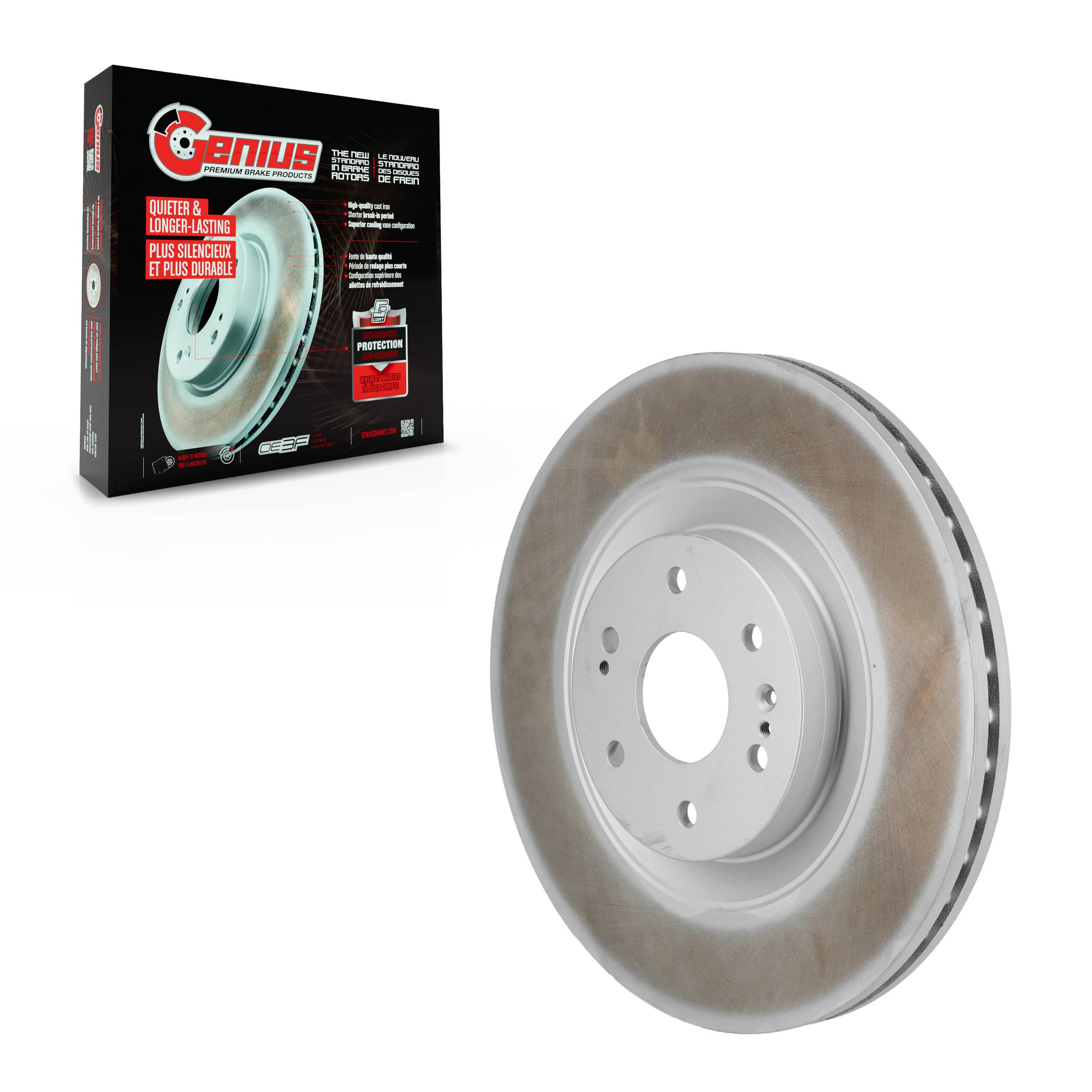 Genius - GCR-582799 - Front Disc Brake Rotor