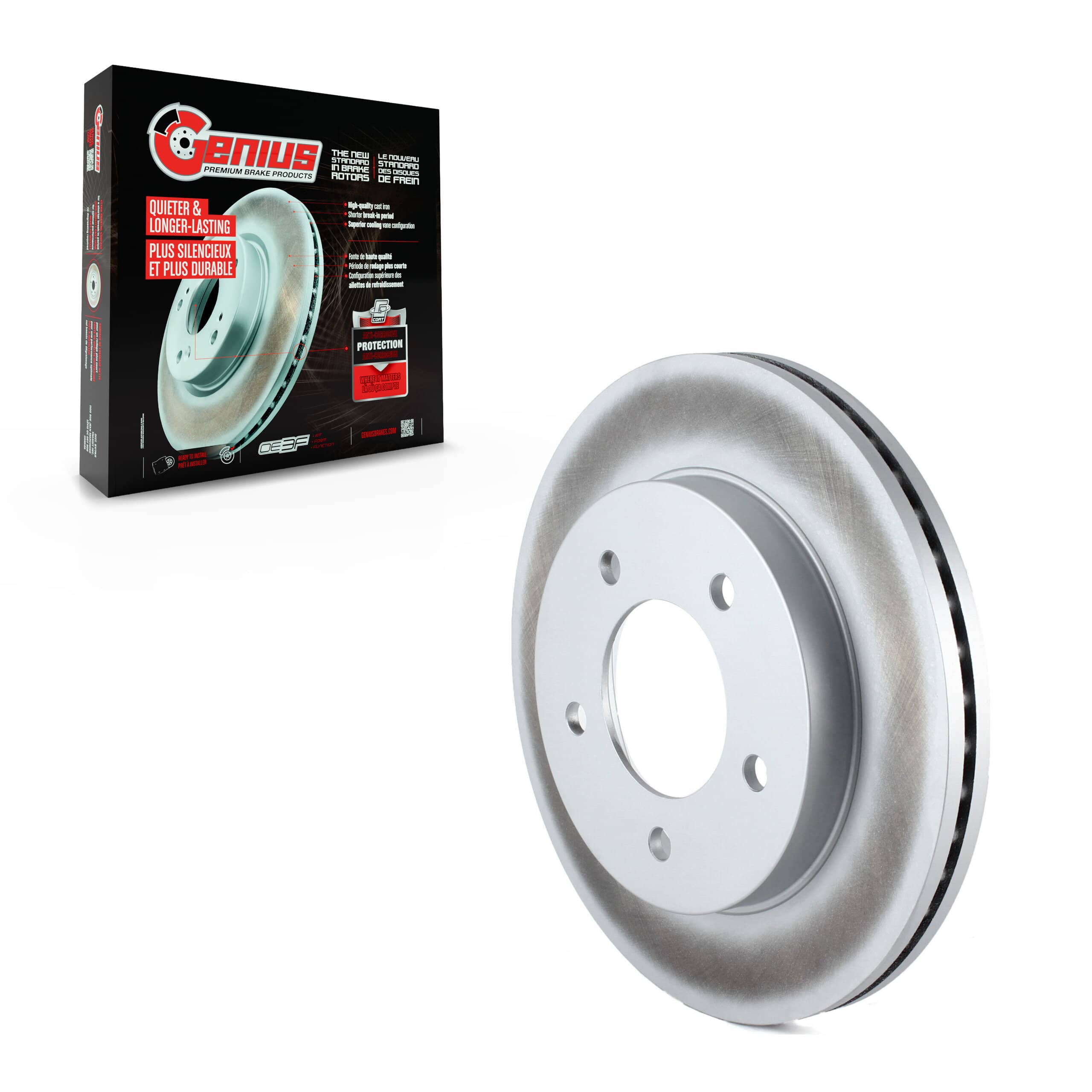 Genius - GCR-66630 - Front Disc Brake Rotor