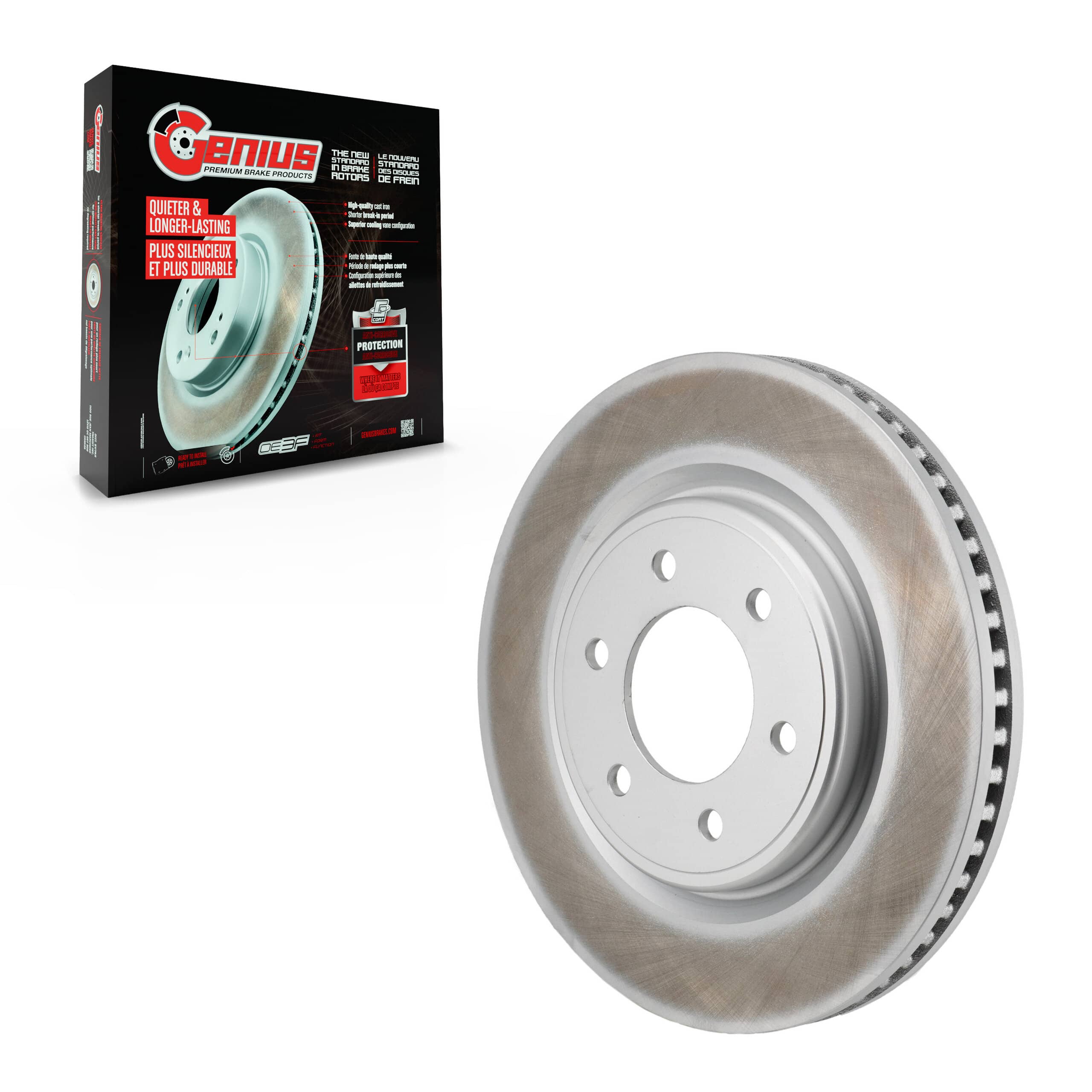 Genius - GCR-682746 - Front Disc Brake Rotor