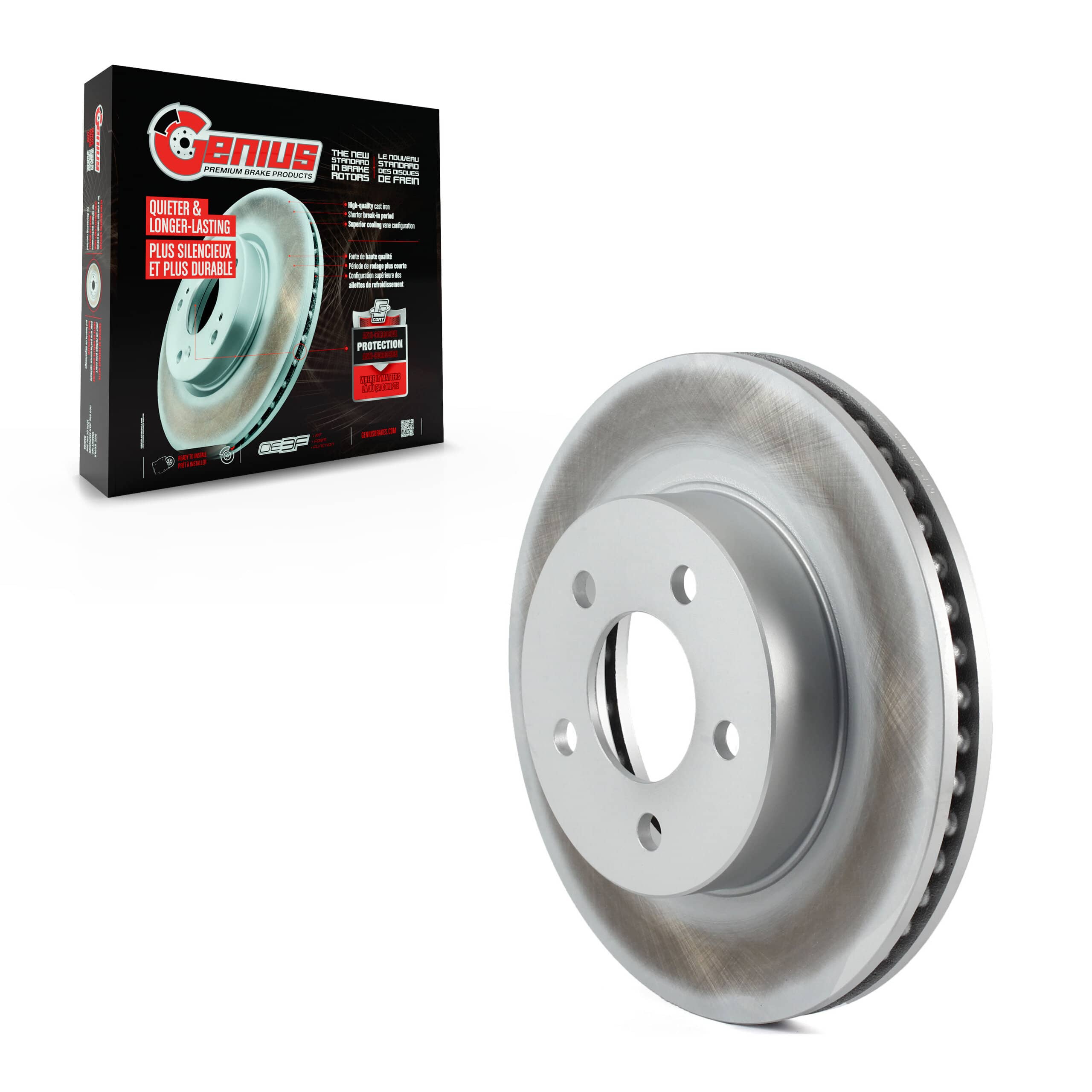 Genius - GCR-780036 - Front Disc Brake Rotor