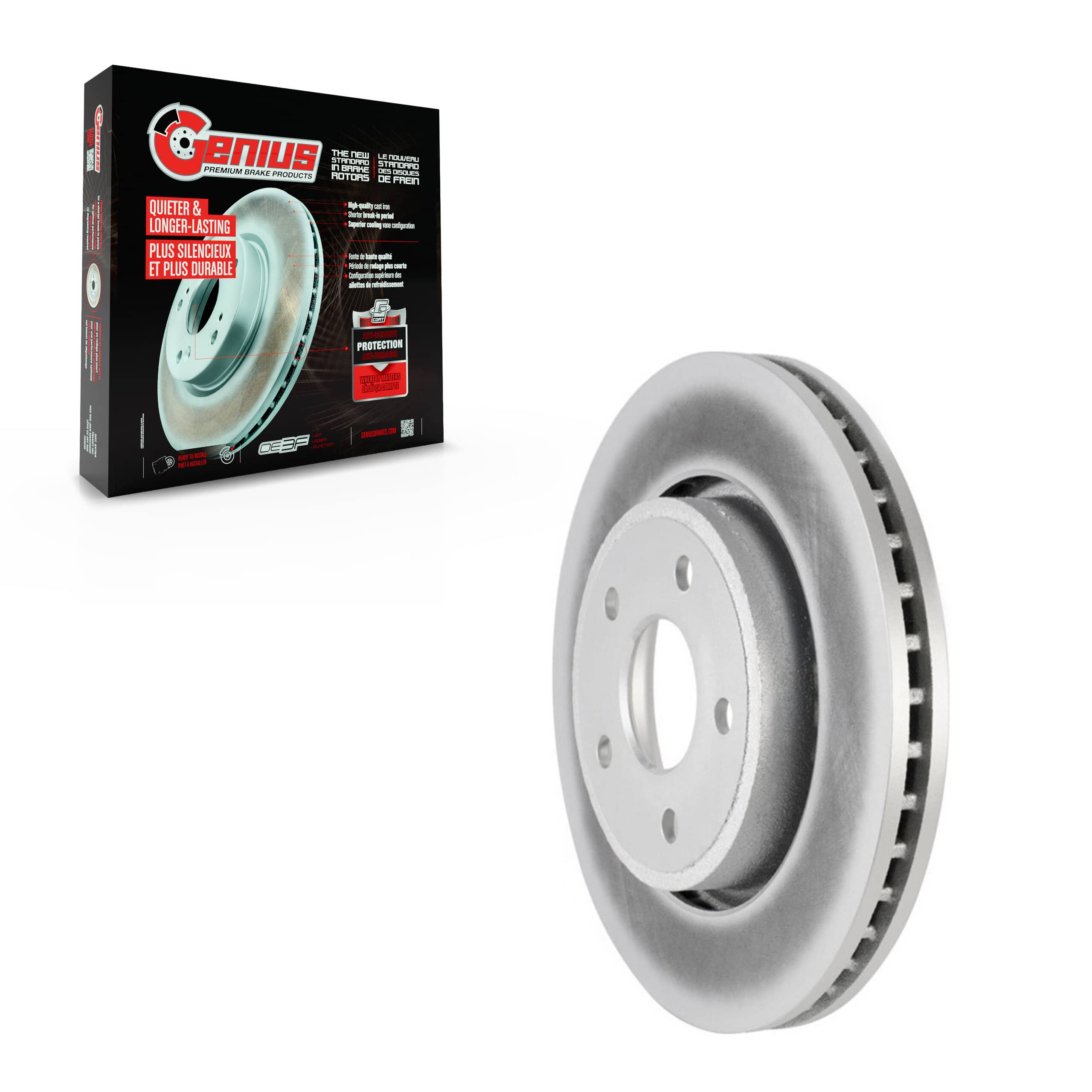 Genius - GCR-780289 - Front Disc Brake Rotor