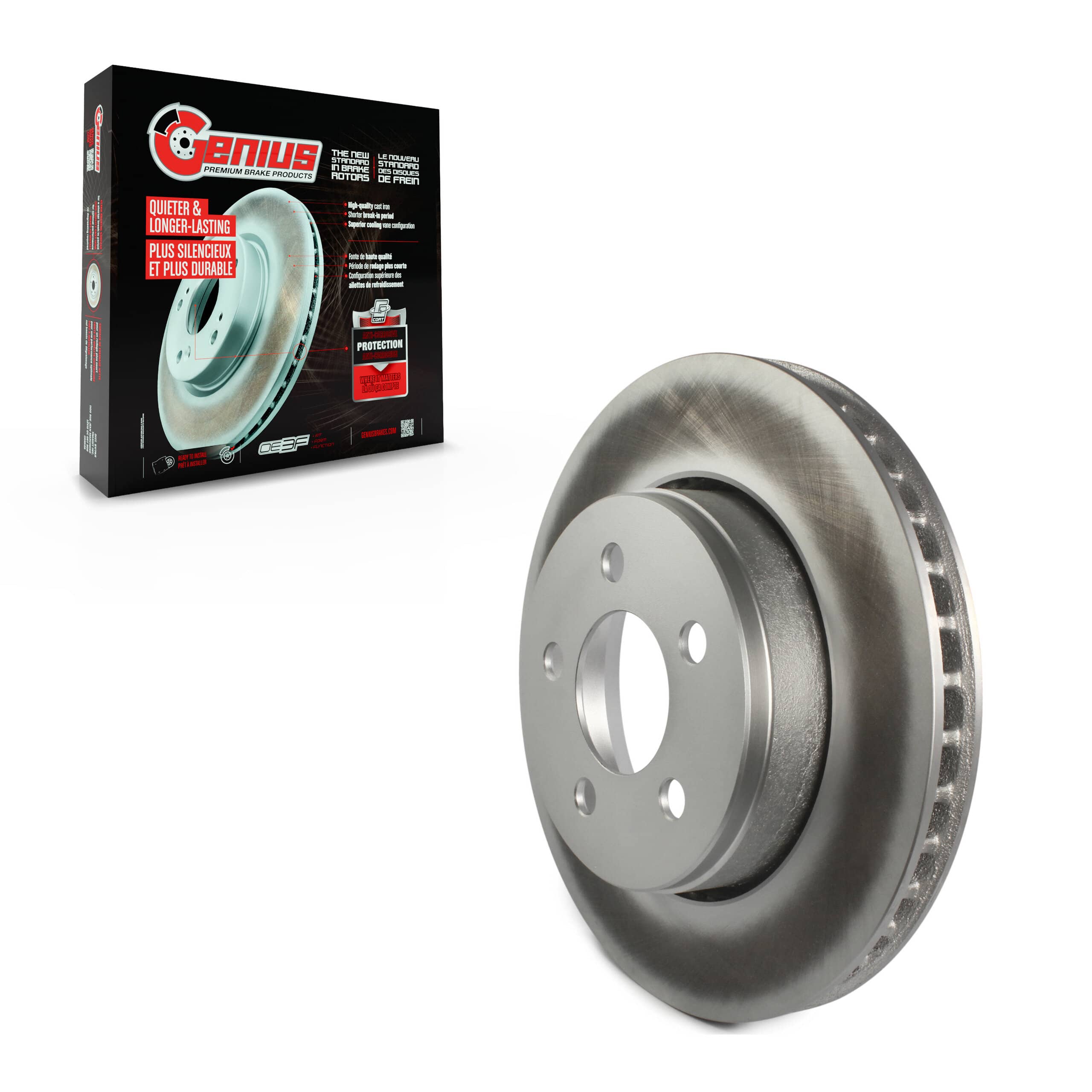 Genius - GCR-780540 - Front Disc Brake Rotor