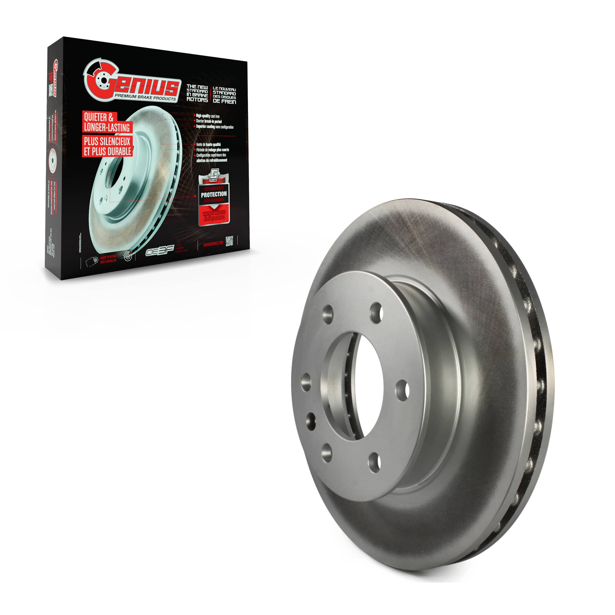 Genius - GCR-780614 - Front Disc Brake Rotor