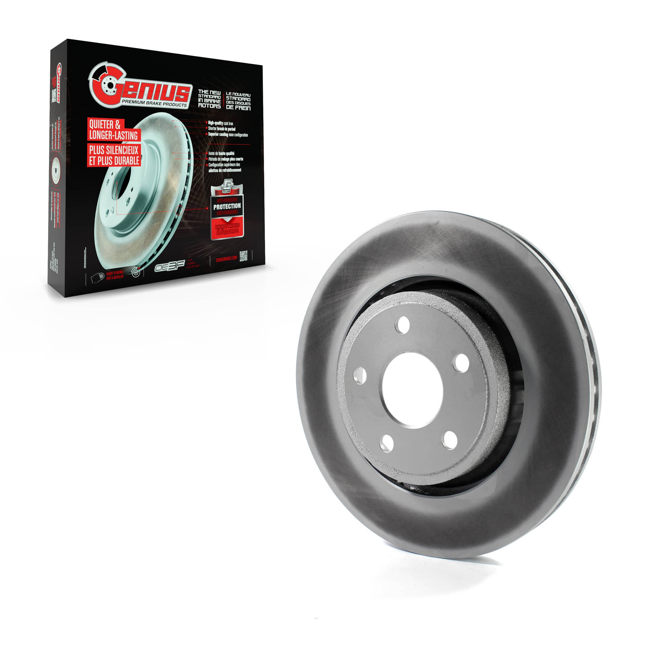 Genius - GCR-780870 - Front Disc Brake Rotor