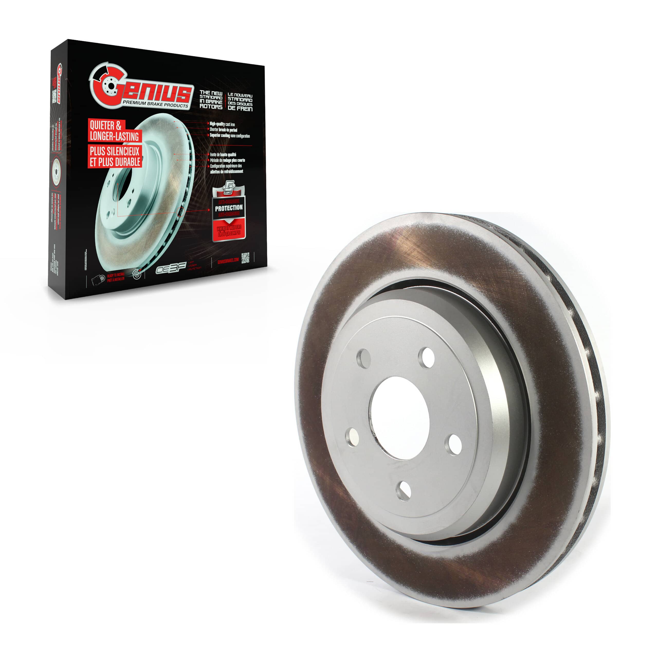 Genius - GCR-780961 - Rear Disc Brake Rotor