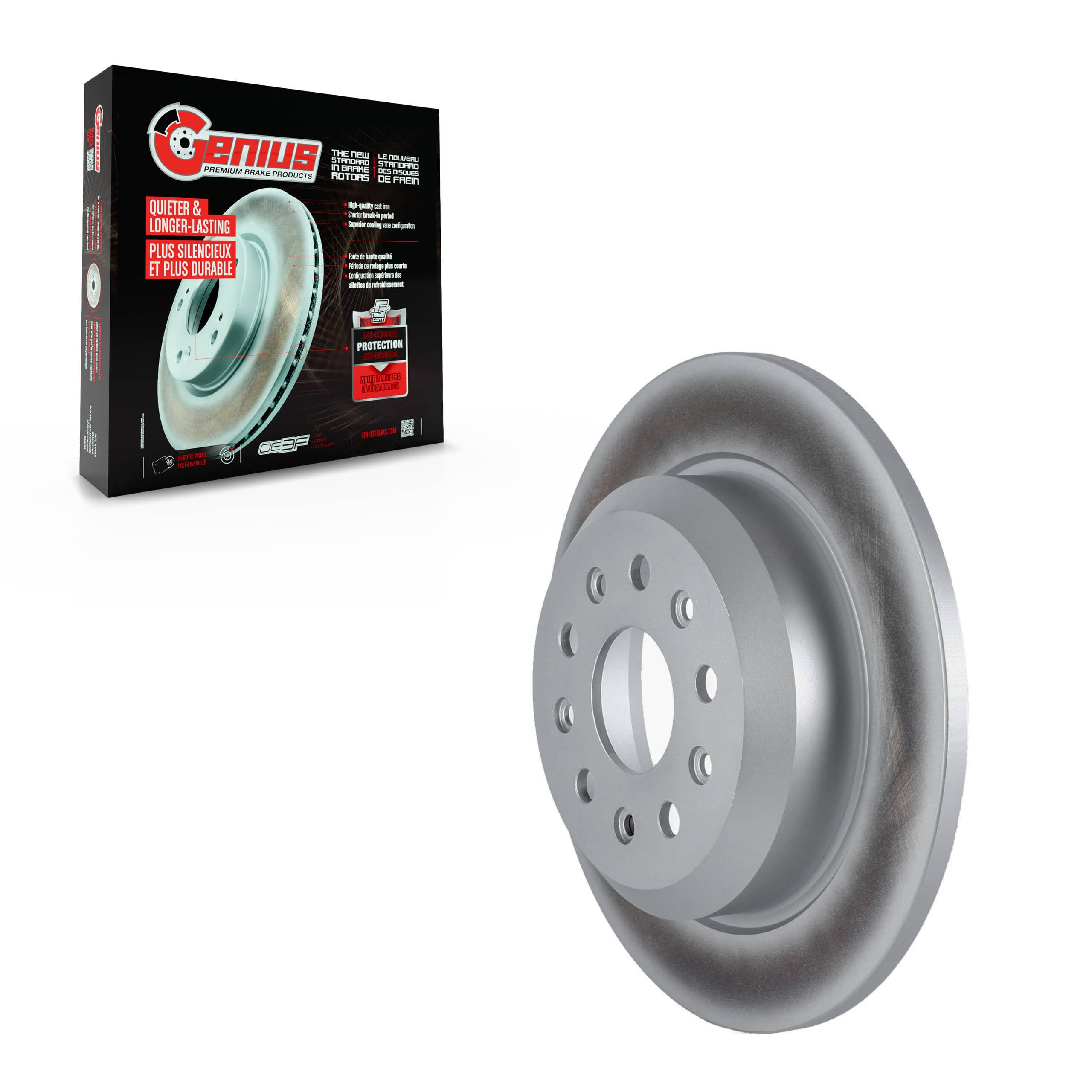 Genius - GCR-782484 - Rear Disc Brake Rotor
