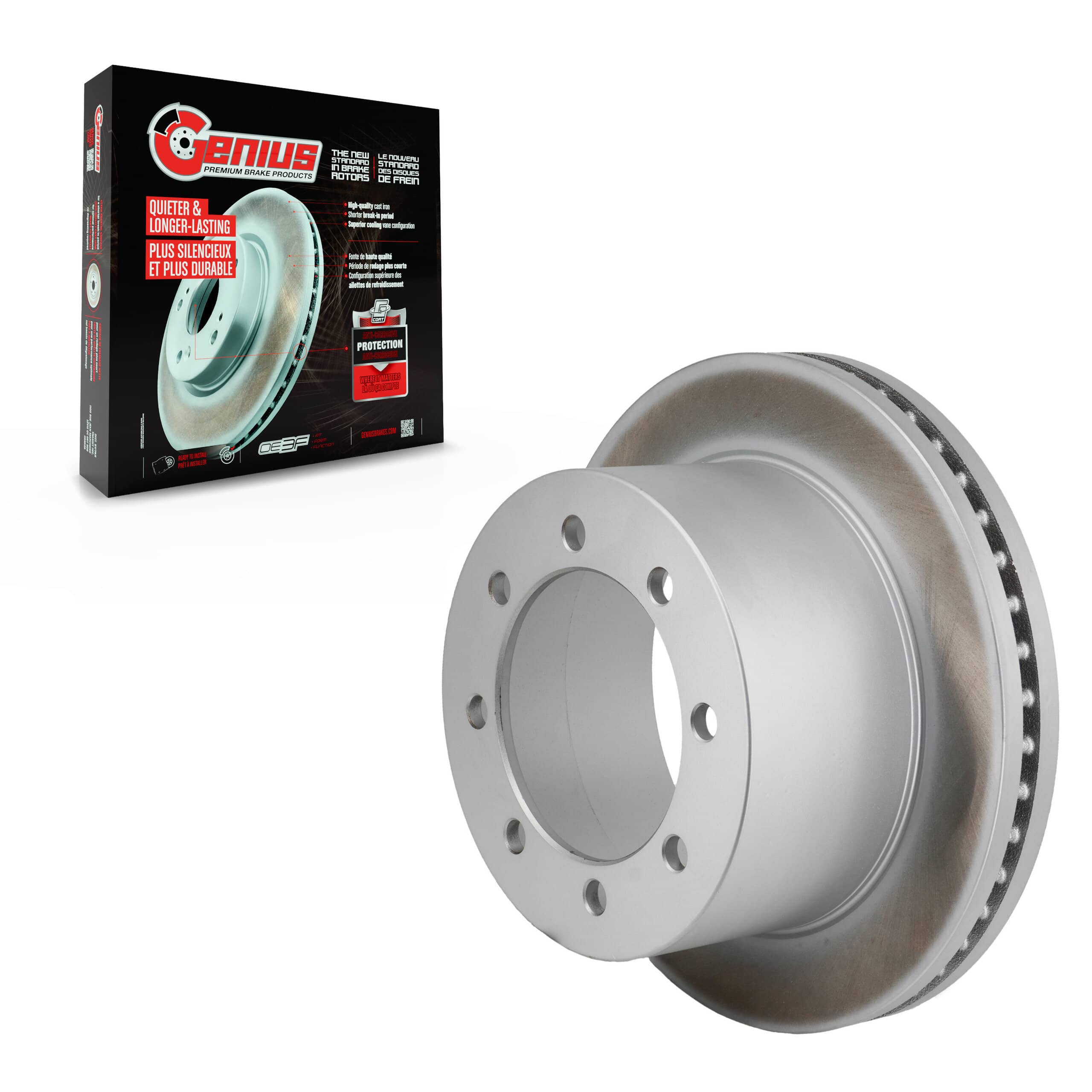 Genius - GCR-782636 - Rear Disc Brake Rotor