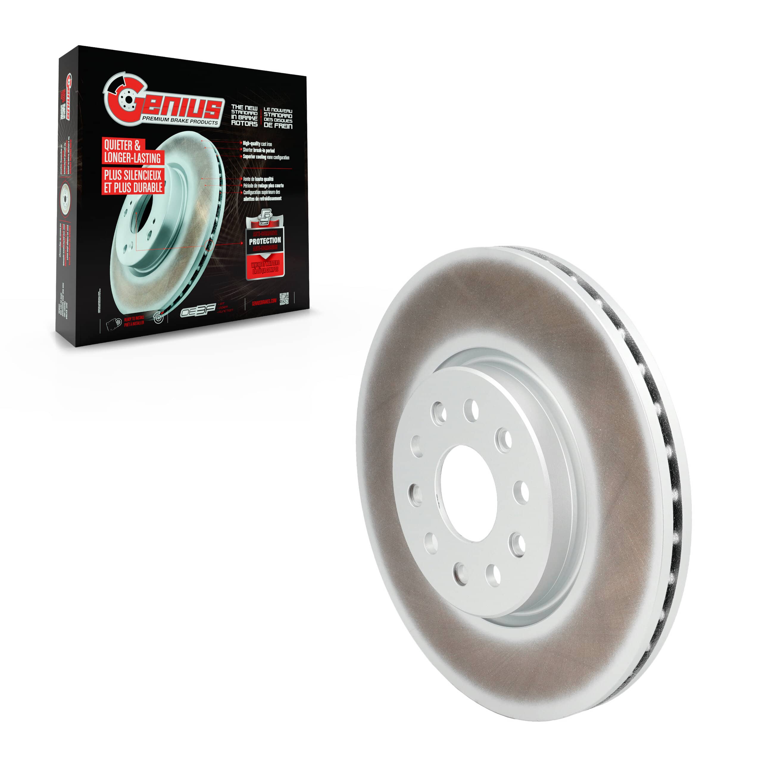 Genius - GCR-782851 - Front Disc Brake Rotor