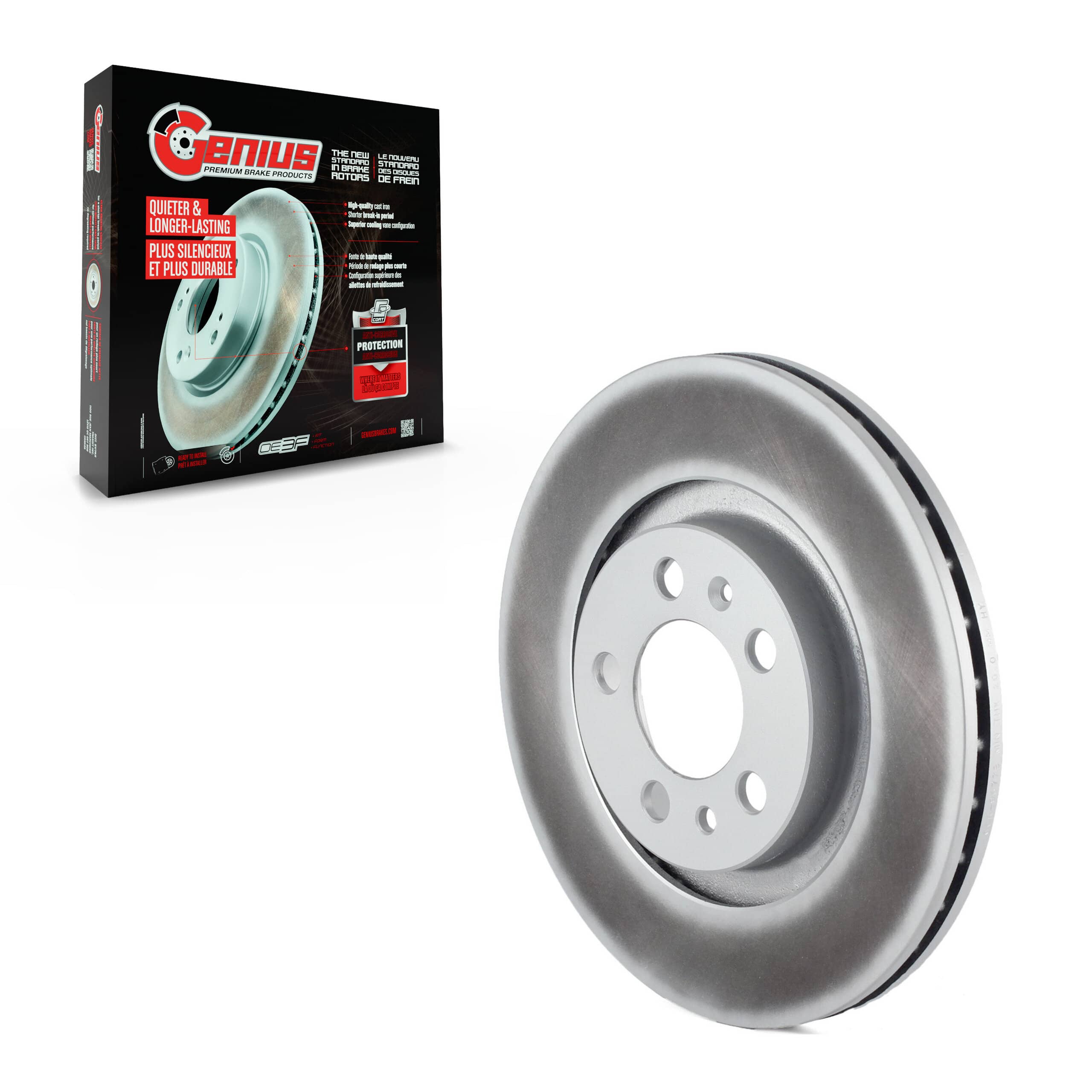Genius - GCR-96778 - Front Disc Brake Rotor