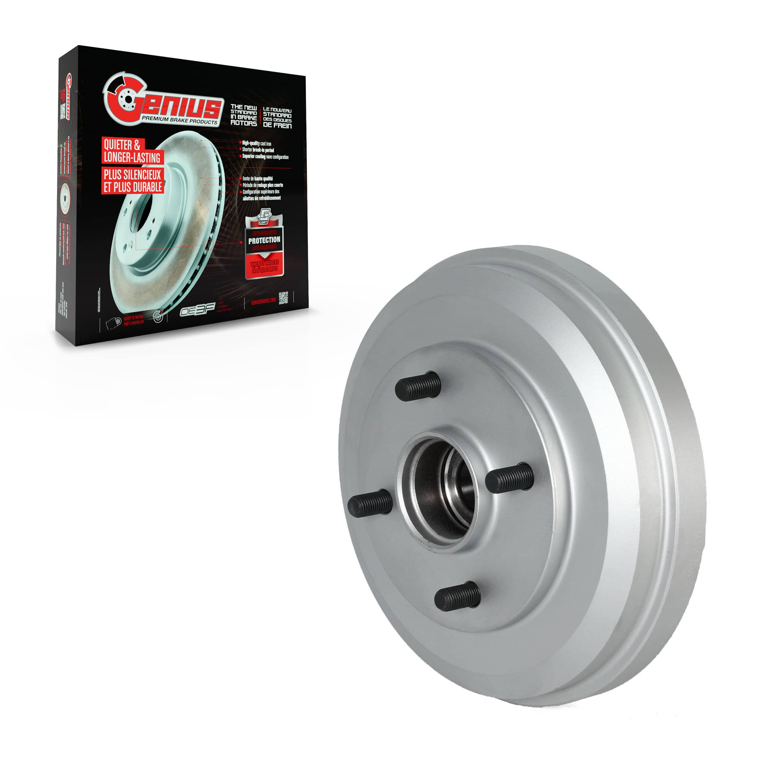 Genius - GCR-97802 - Rear Brake Drum