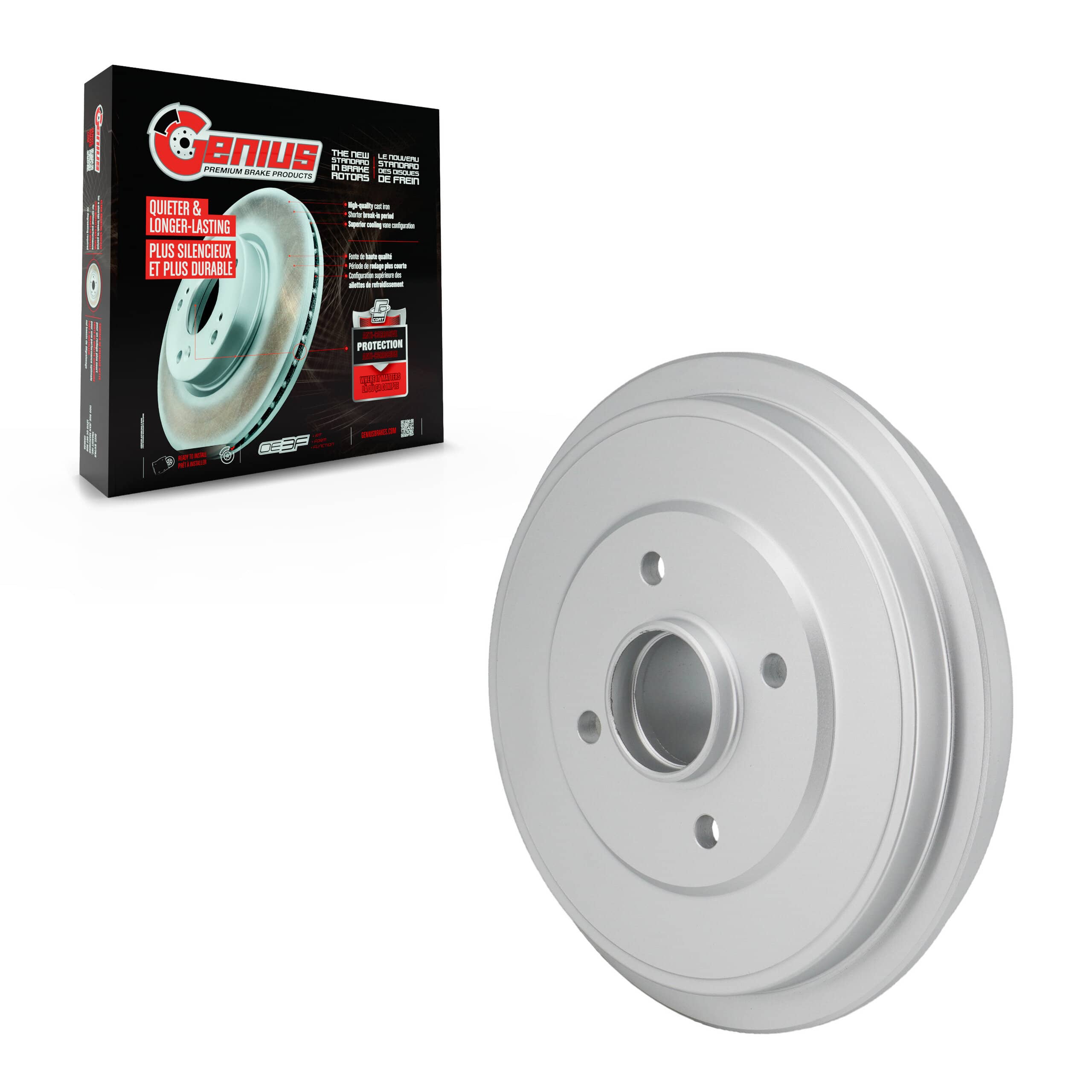 Genius - GCR-97836 - Rear Brake Drum