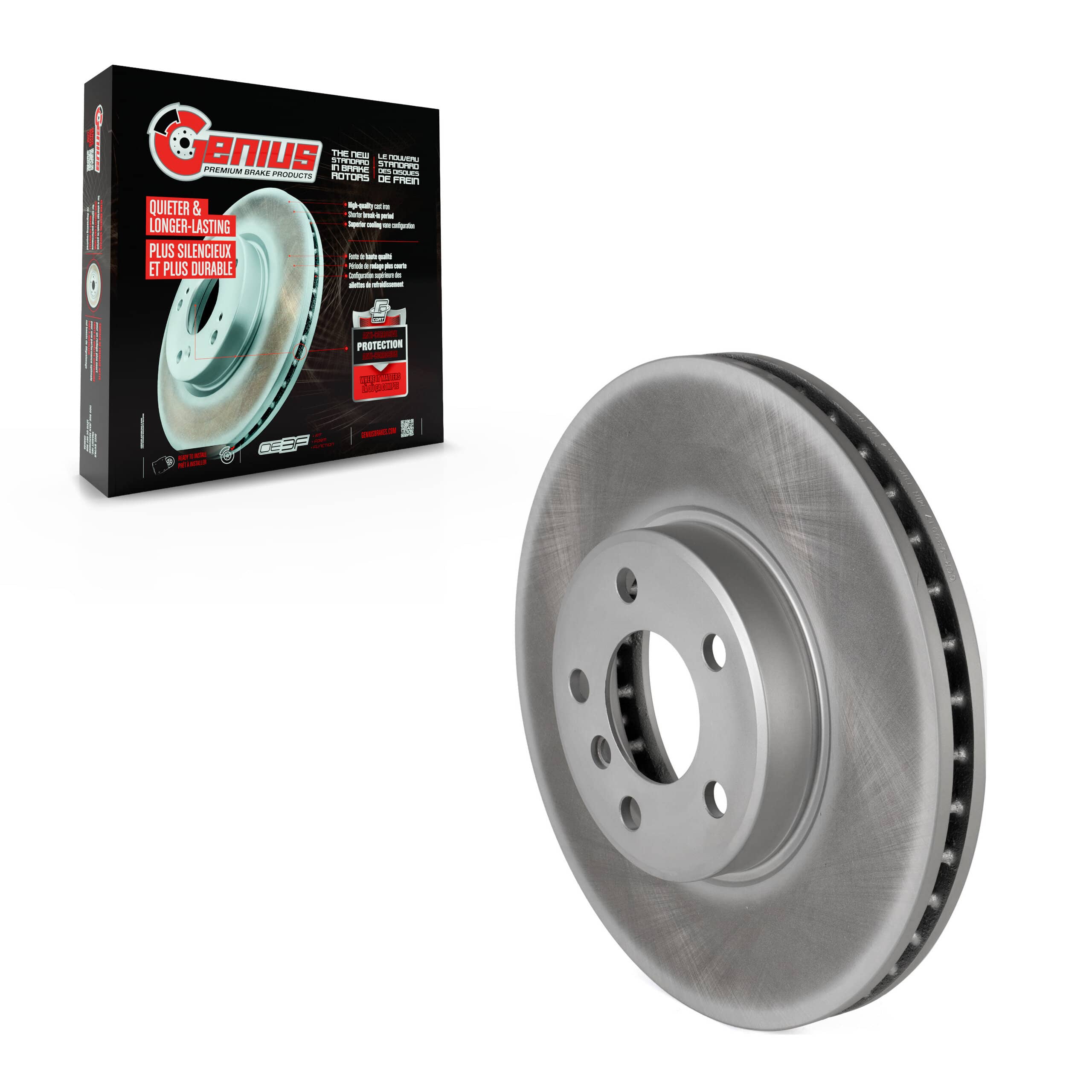 Genius - GCR-980017 - Front Disc Brake Rotor