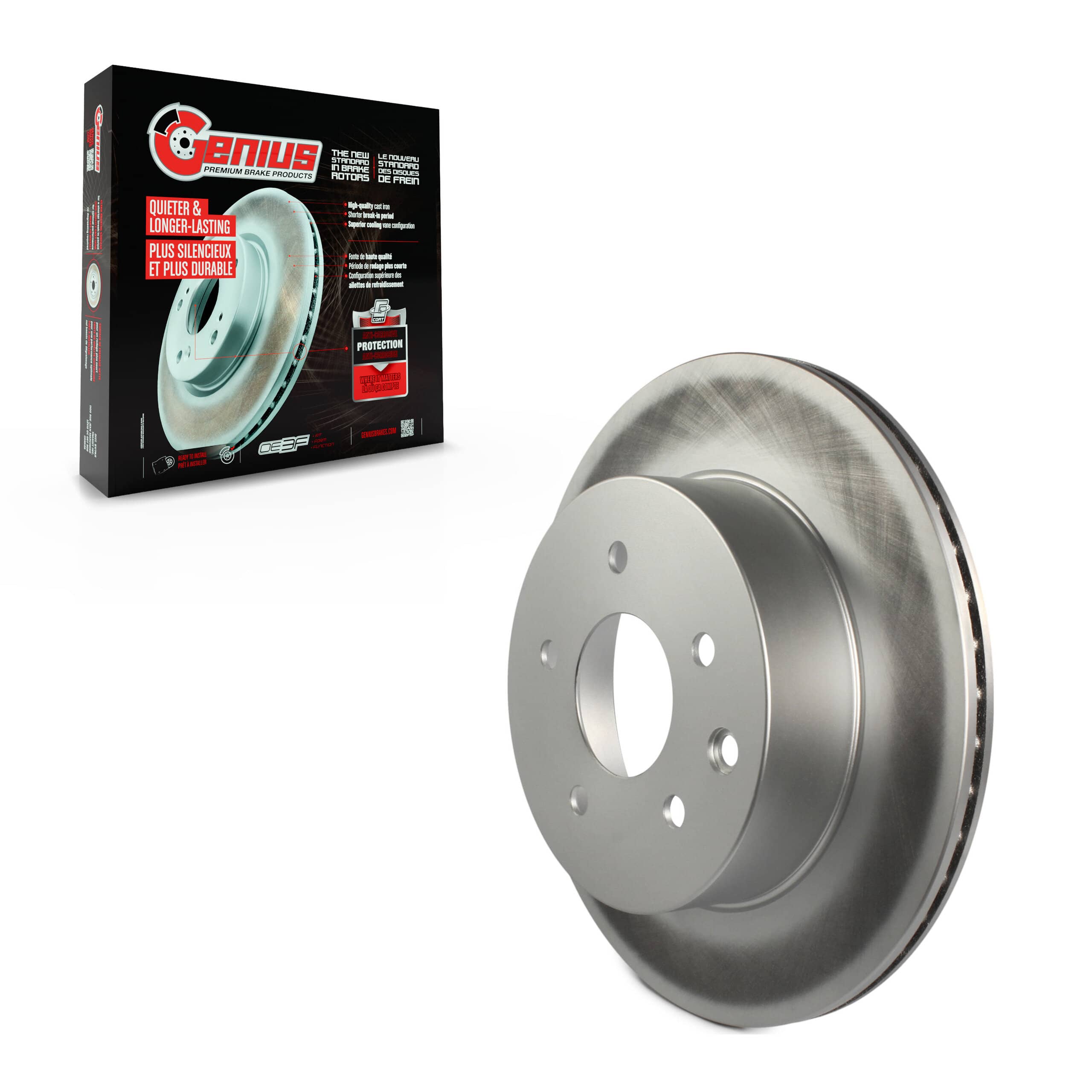 Genius - GCR-980113 - Rear Disc Brake Rotor