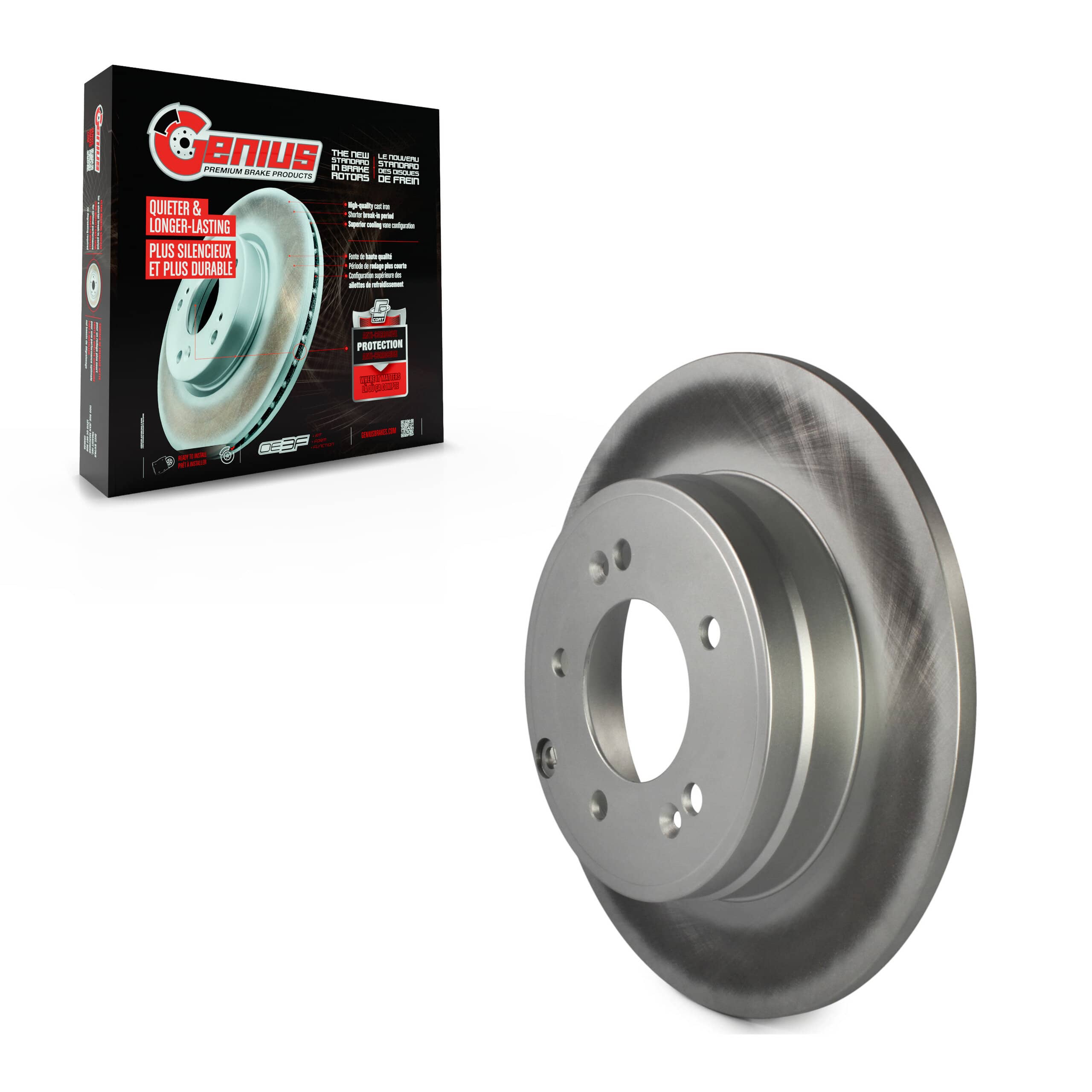 Genius - GCR-980420 - Rear Disc Brake Rotor