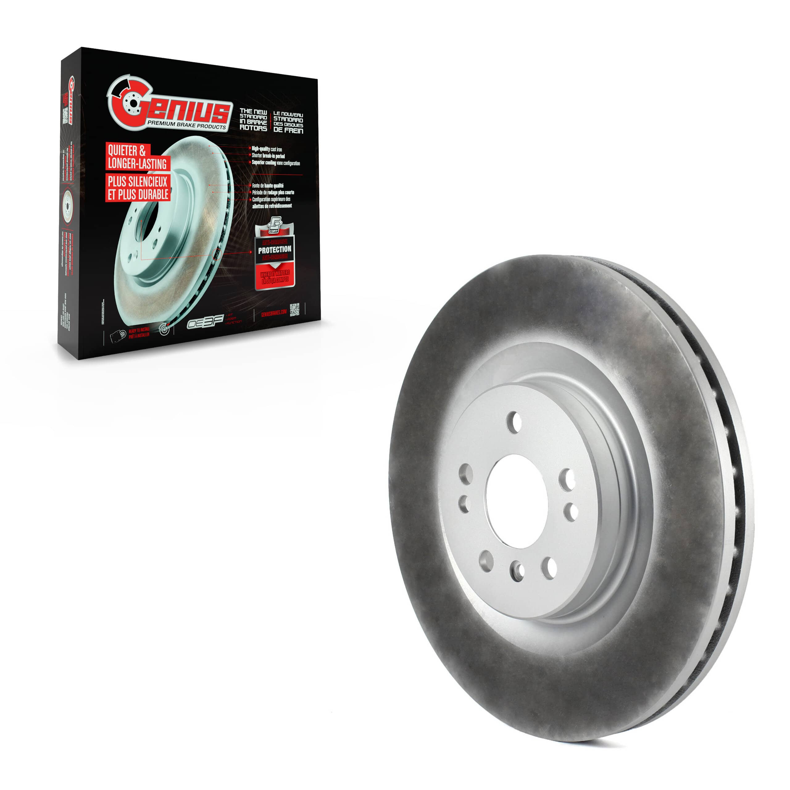 Genius - GCR-980426 - Front Disc Brake Rotor