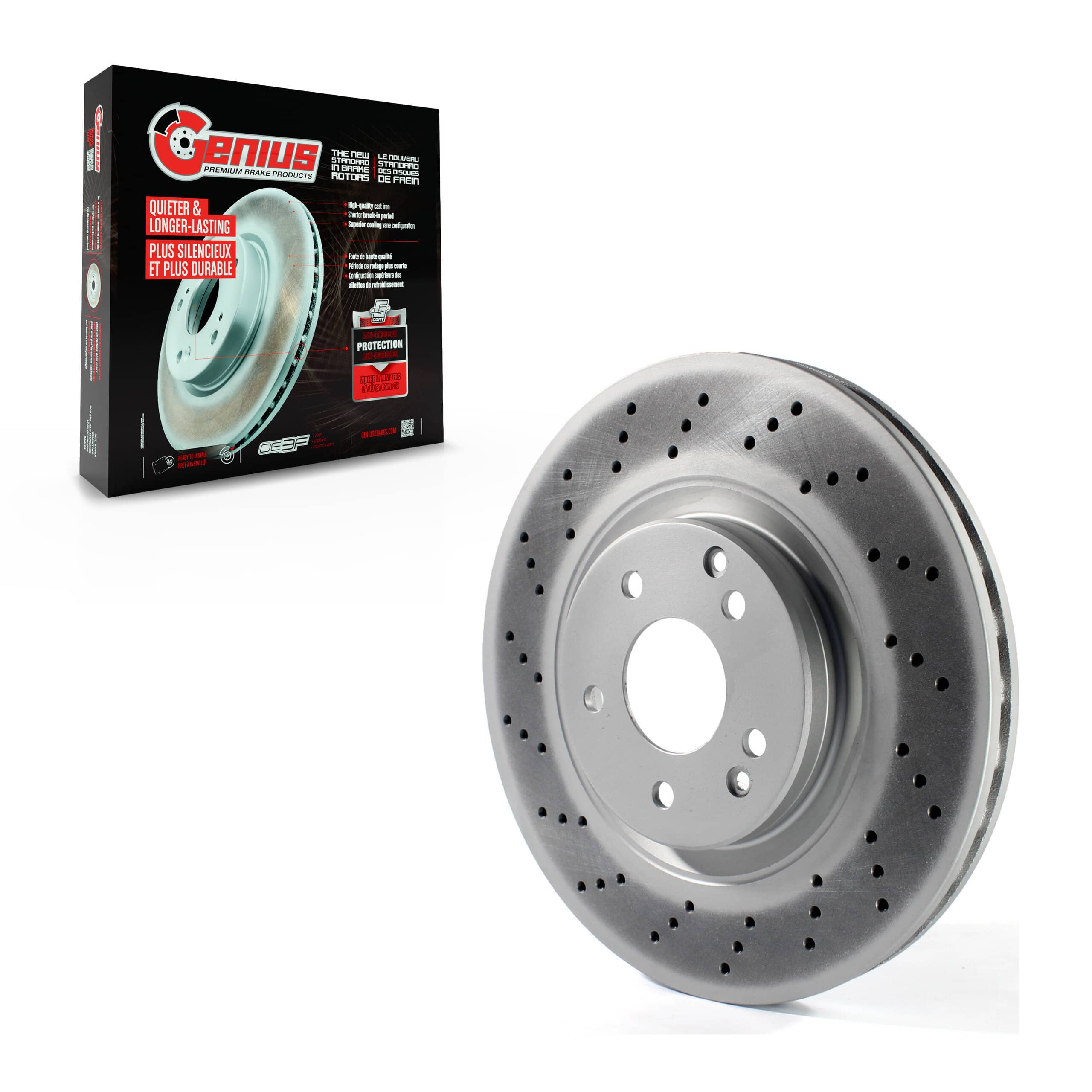 Genius - GCR-980521 - Front Disc Brake Rotor