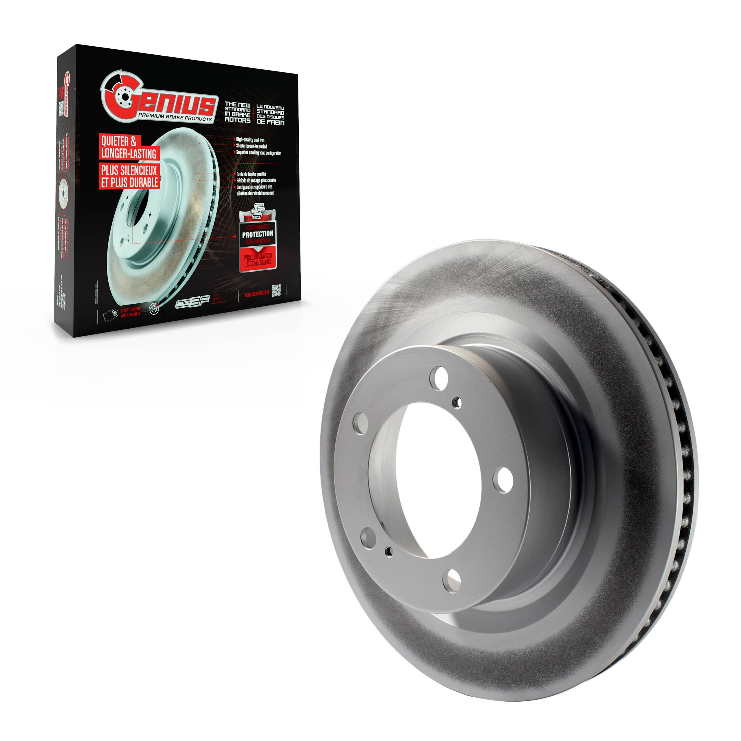 Genius - GCR-980583 - Front Disc Brake Rotor